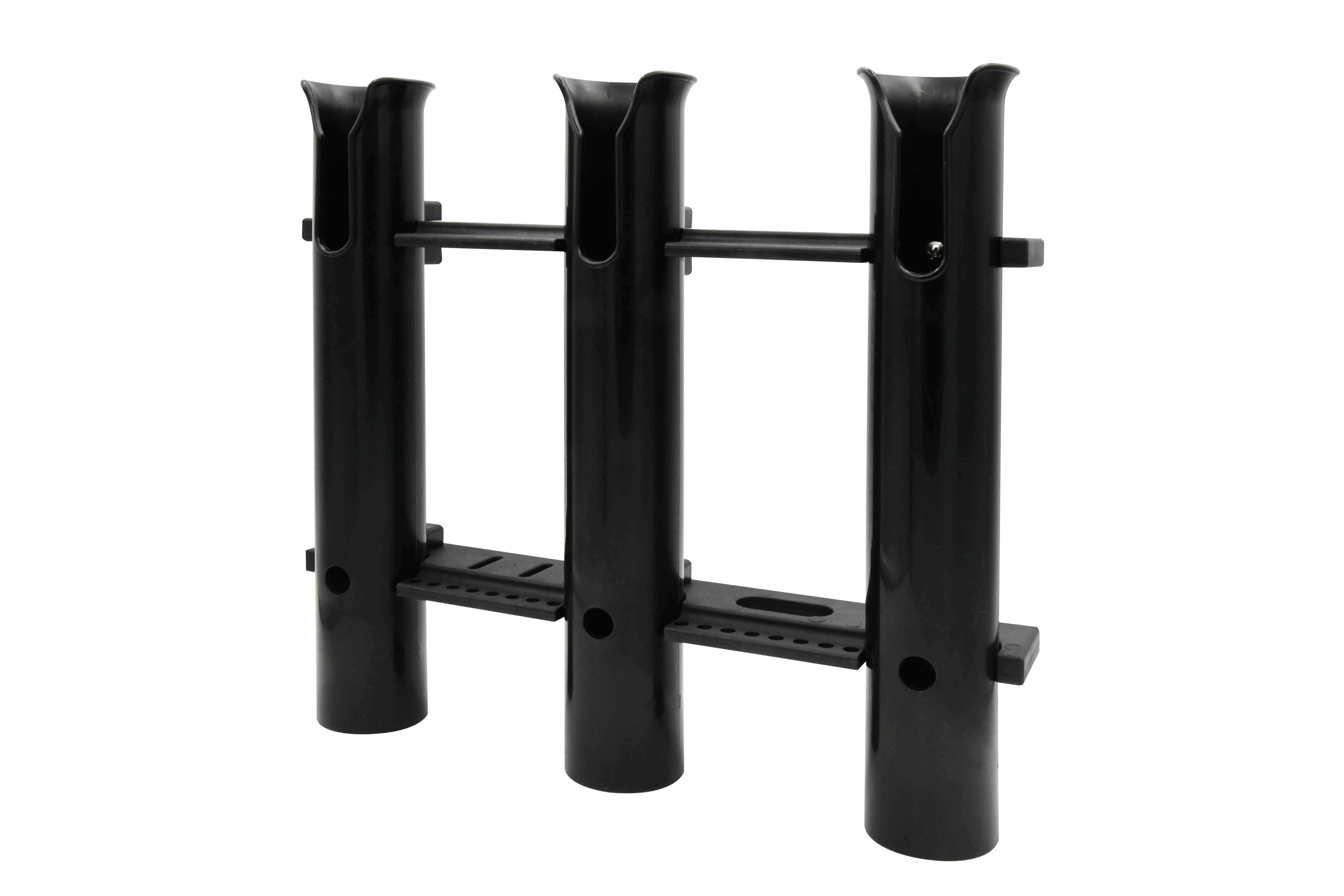 PP White/Black Wall Mount Fishing Rod Holder Bracket