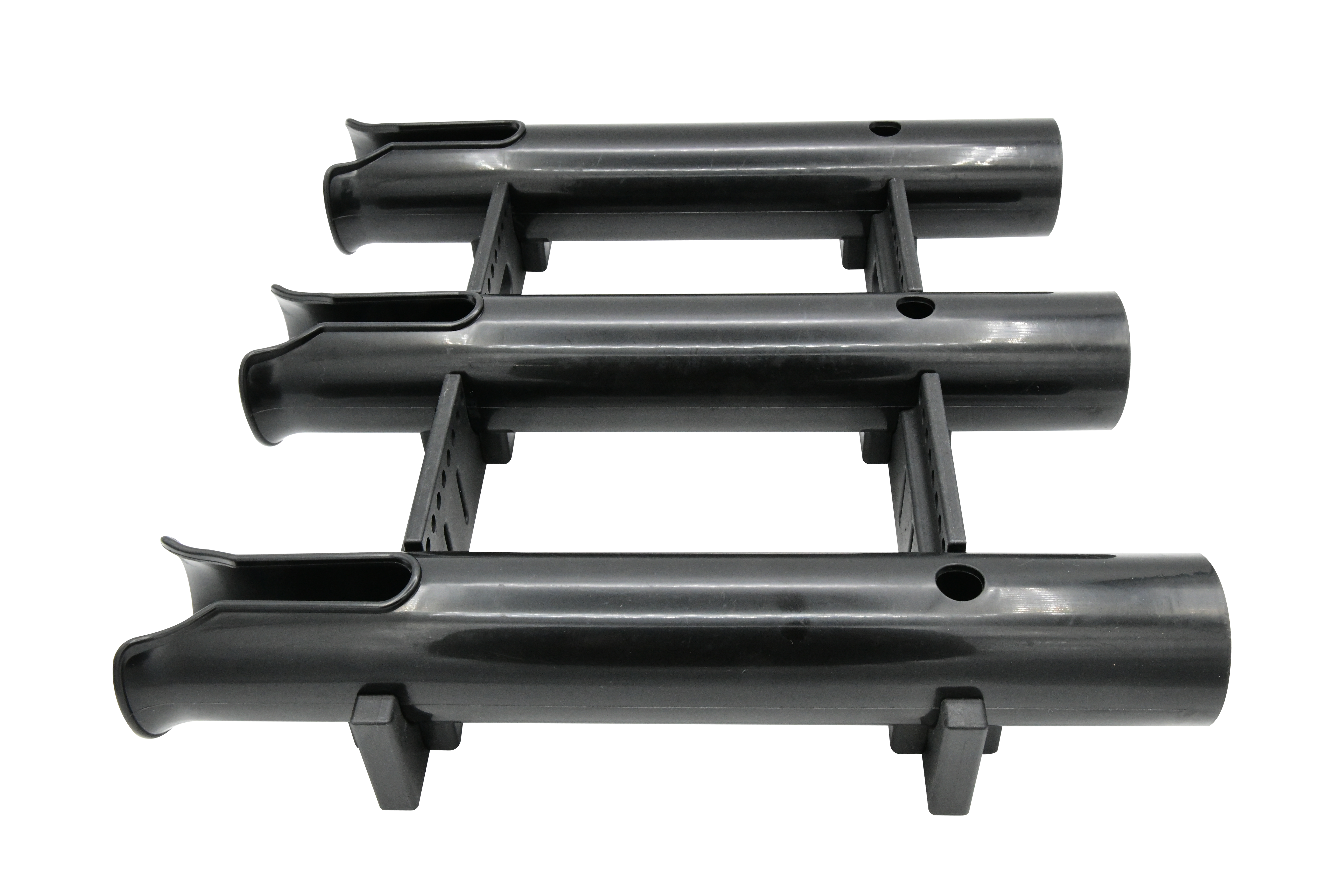 PP White/Black Wall Mount Fishing Rod Holder Bracket