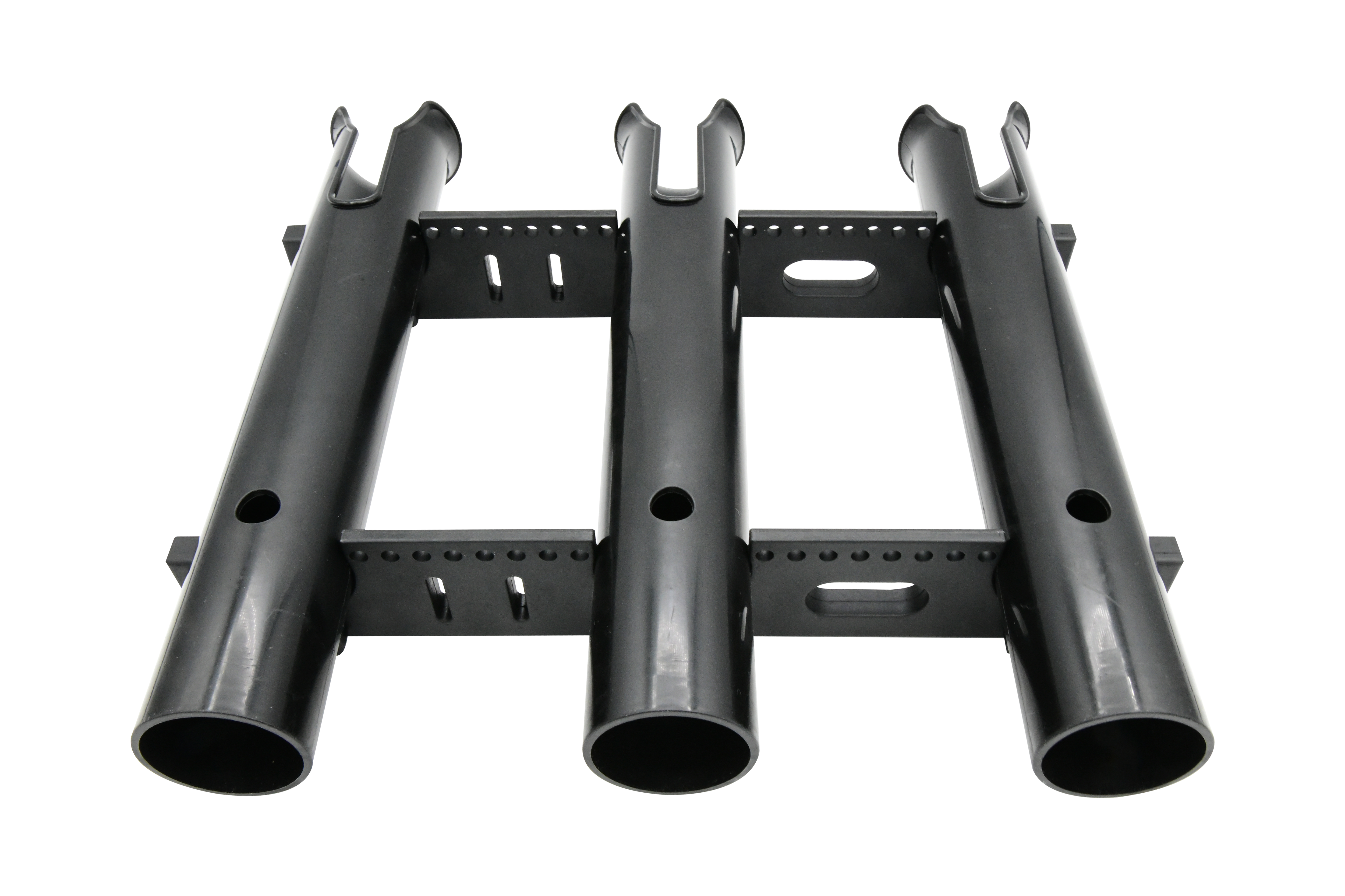 PP White/Black Wall Mount Fishing Rod Holder Bracket