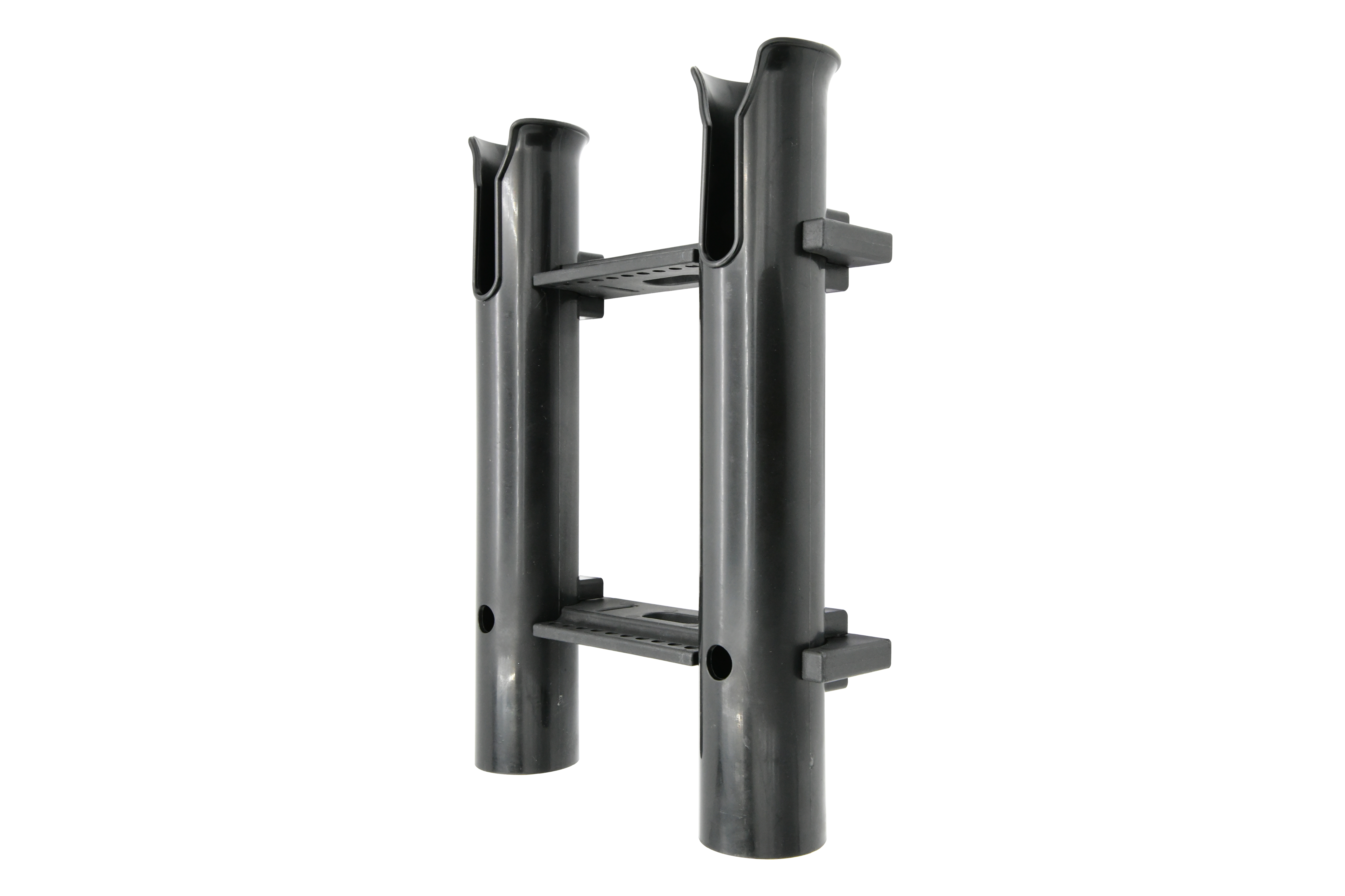 PP White/Black Wall Mount Fishing Rod Holder Bracket