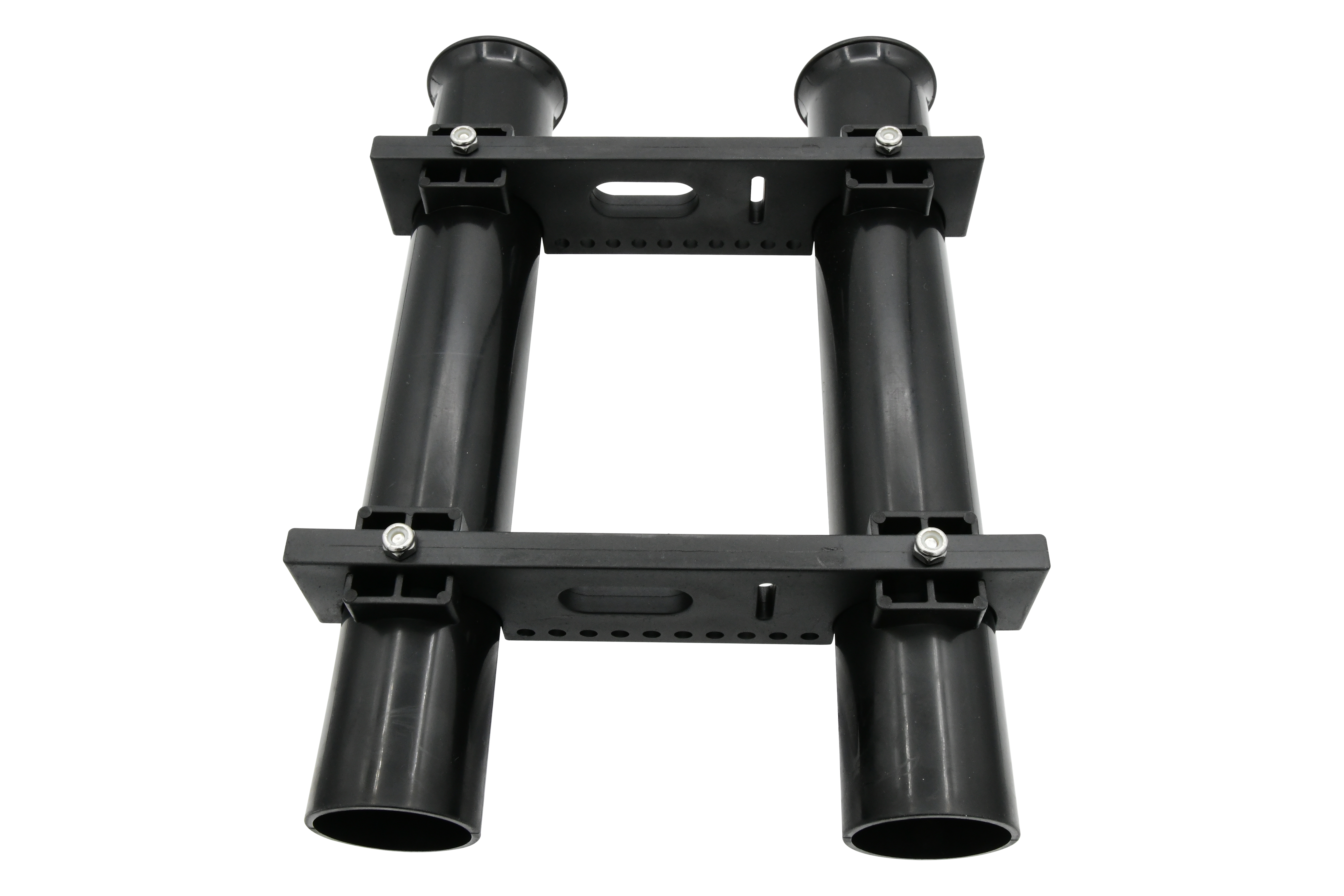 PP White/Black Wall Mount Fishing Rod Holder Bracket