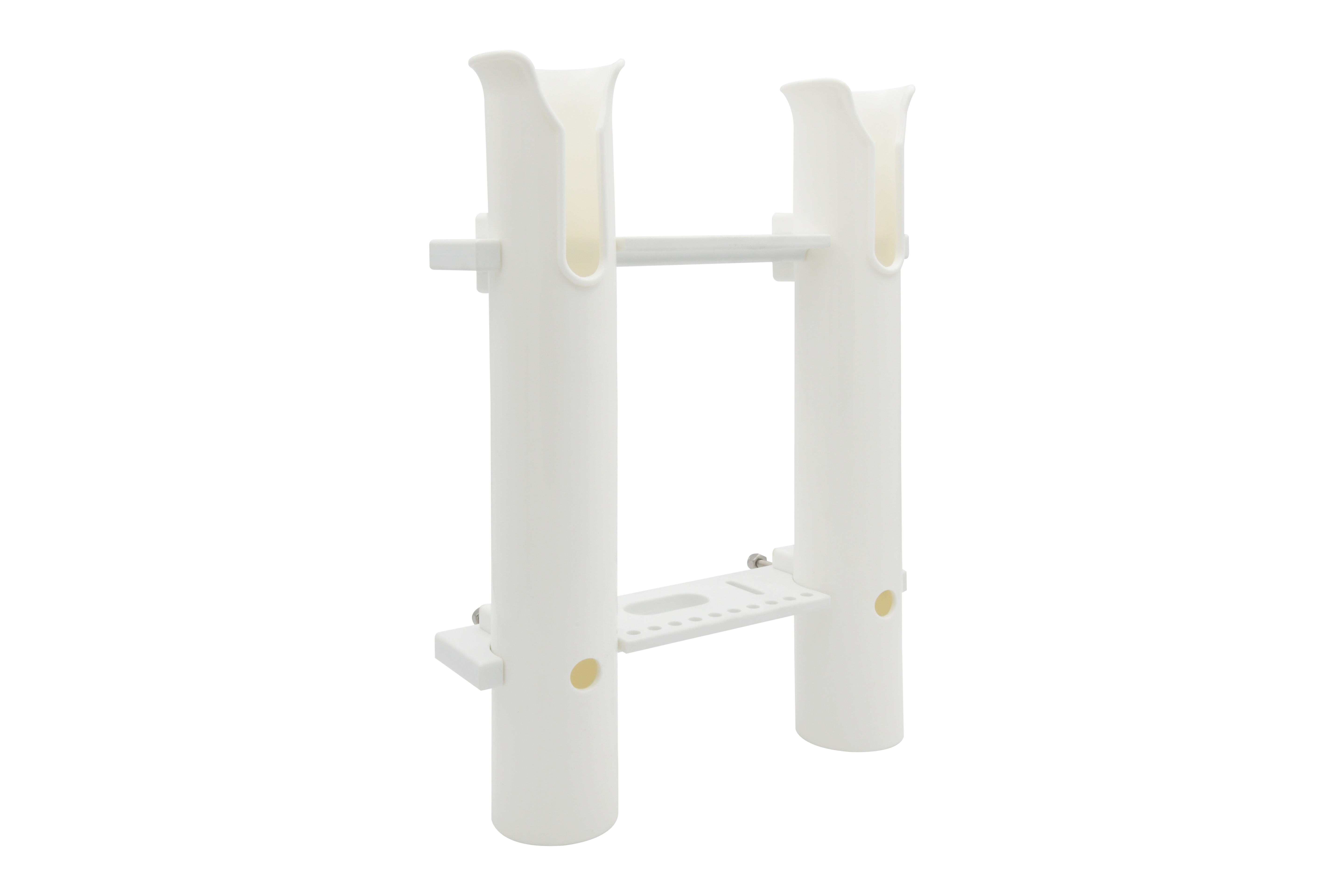 PP White/Black Wall Mount Fishing Rod Holder Bracket