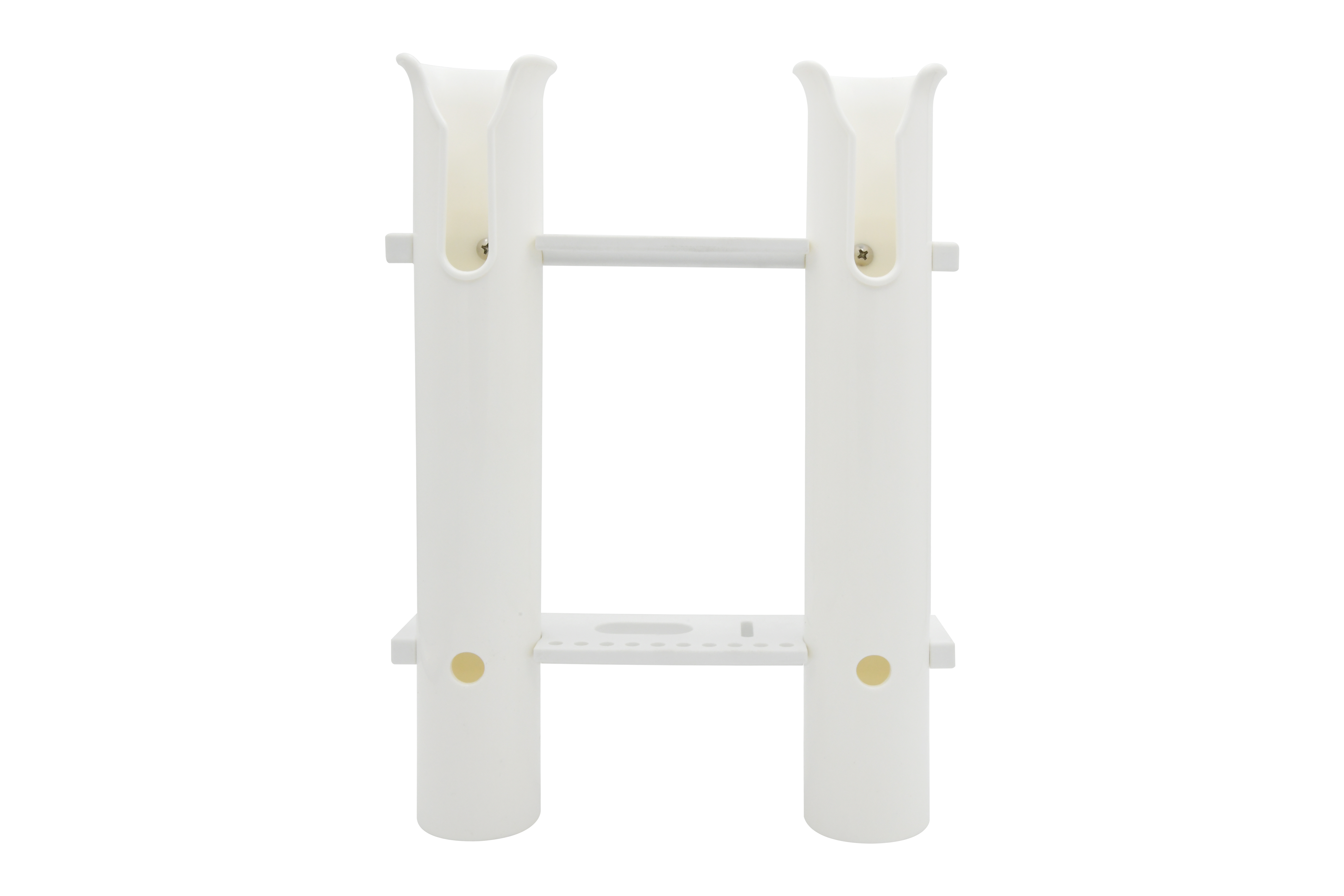 PP White/Black Wall Mount Fishing Rod Holder Bracket