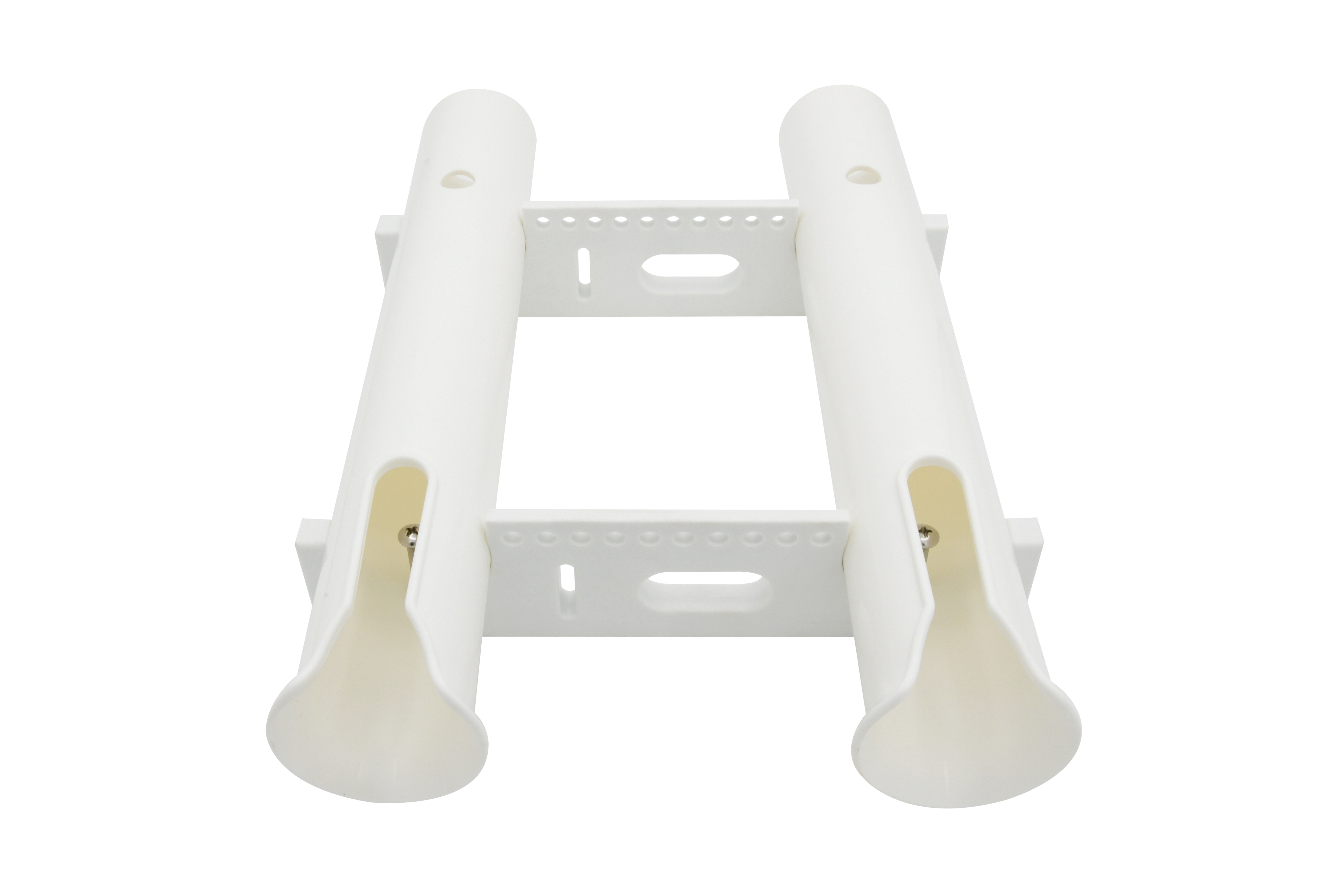 PP White/Black Wall Mount Fishing Rod Holder Bracket