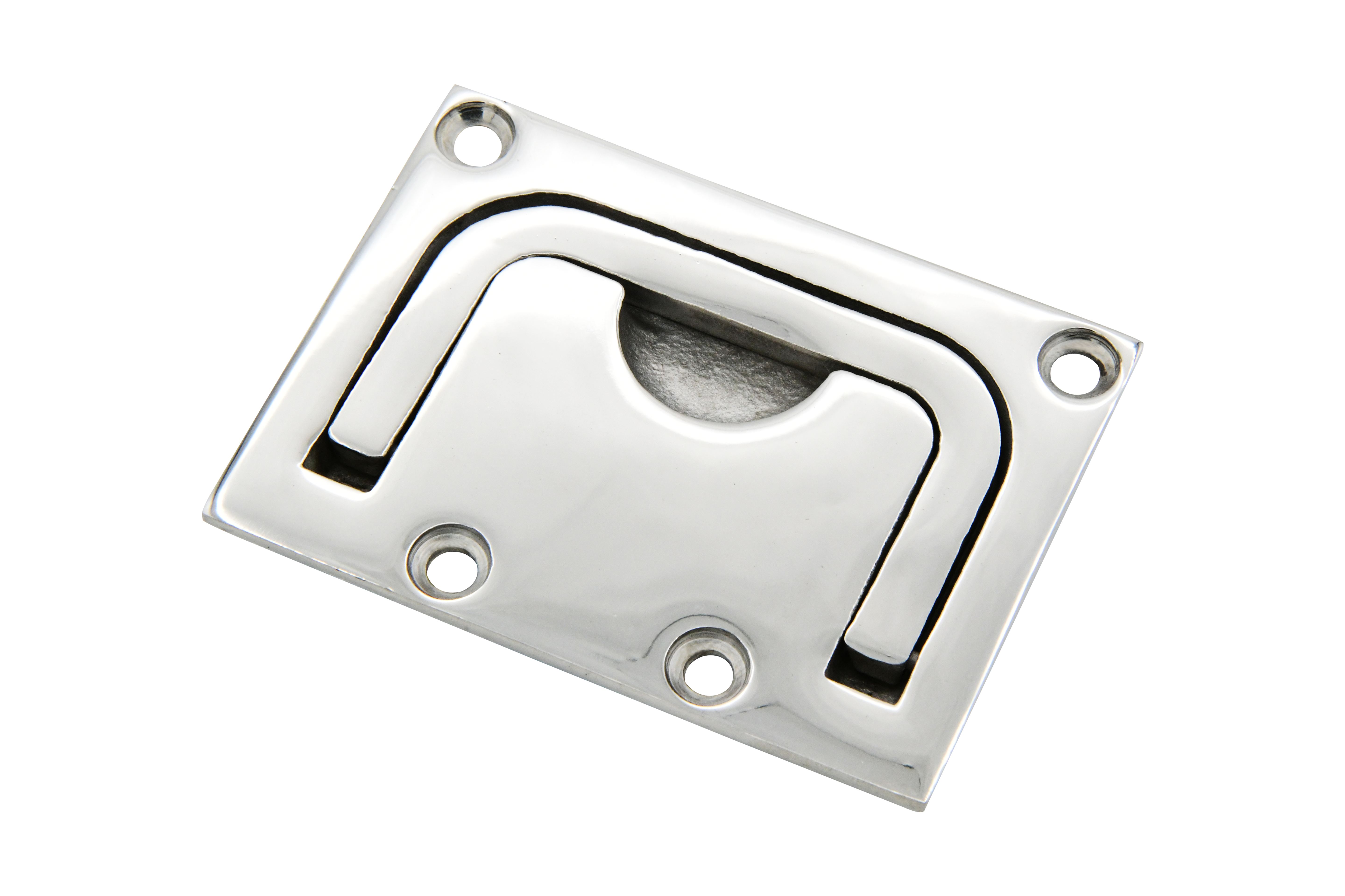 Cast 316 Stainless Steel Square U Flush Lift Snap Handle