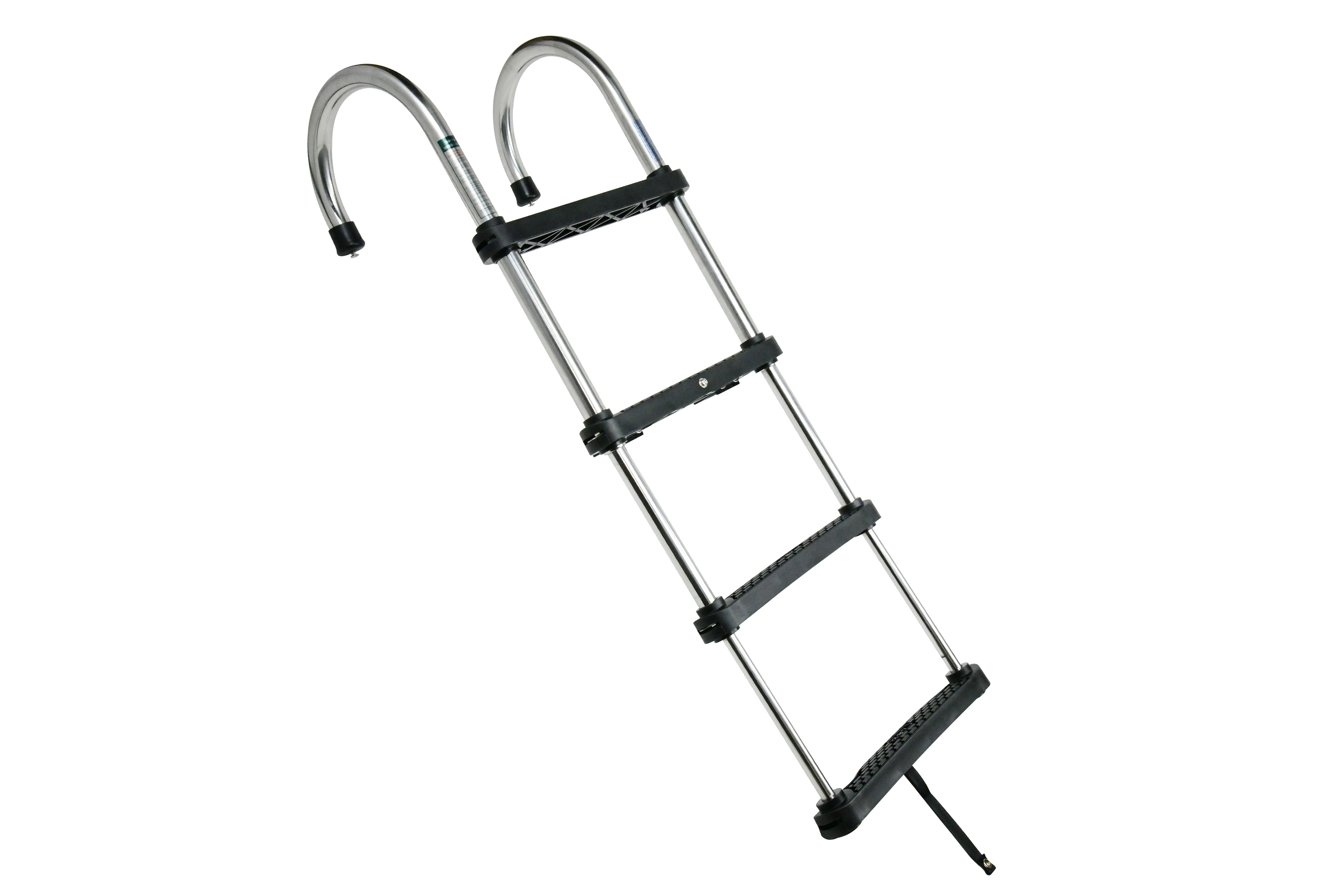 Telescoping Detachable Gunwale Hook Ladder