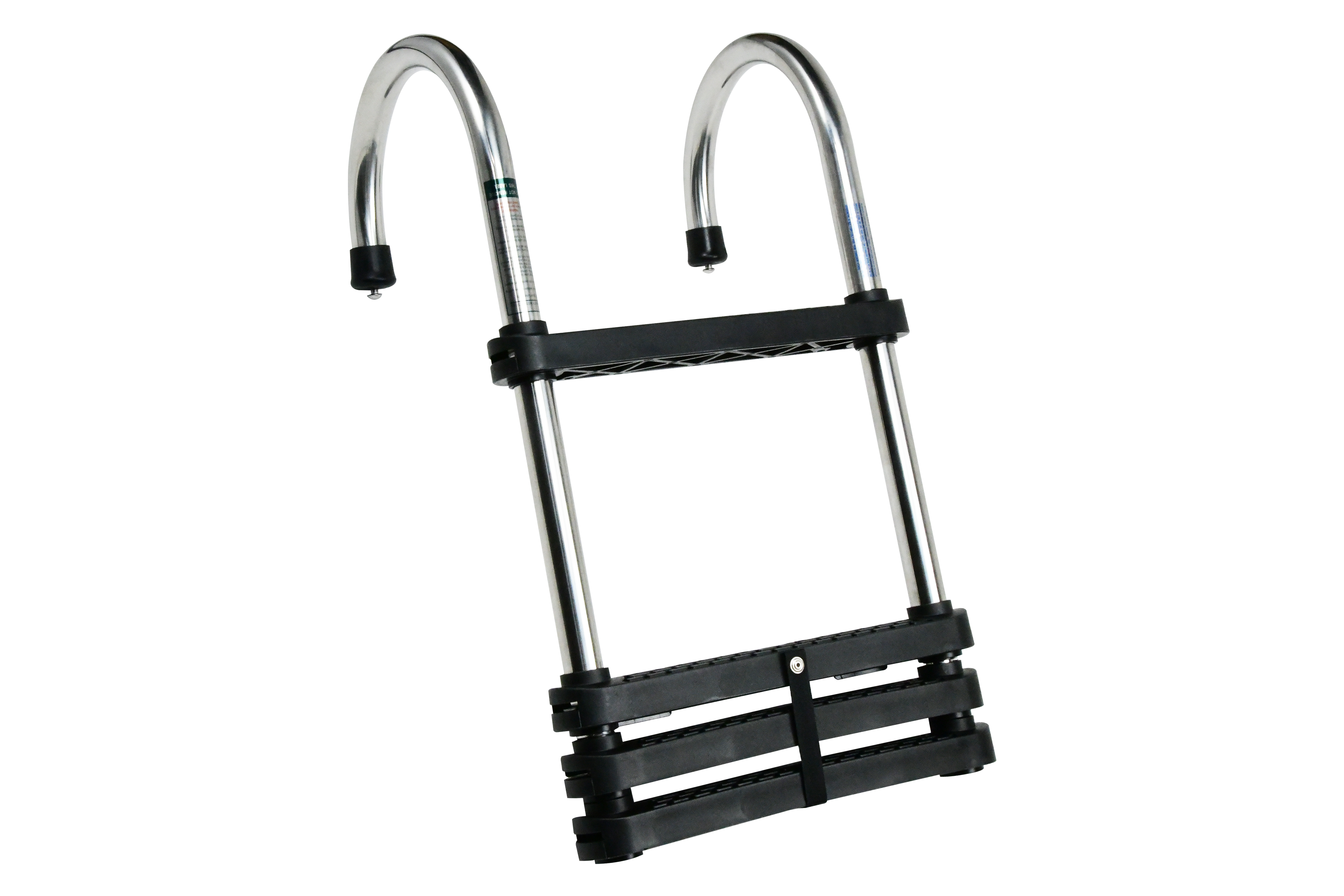 Telescoping Detachable Gunwale Hook Ladder