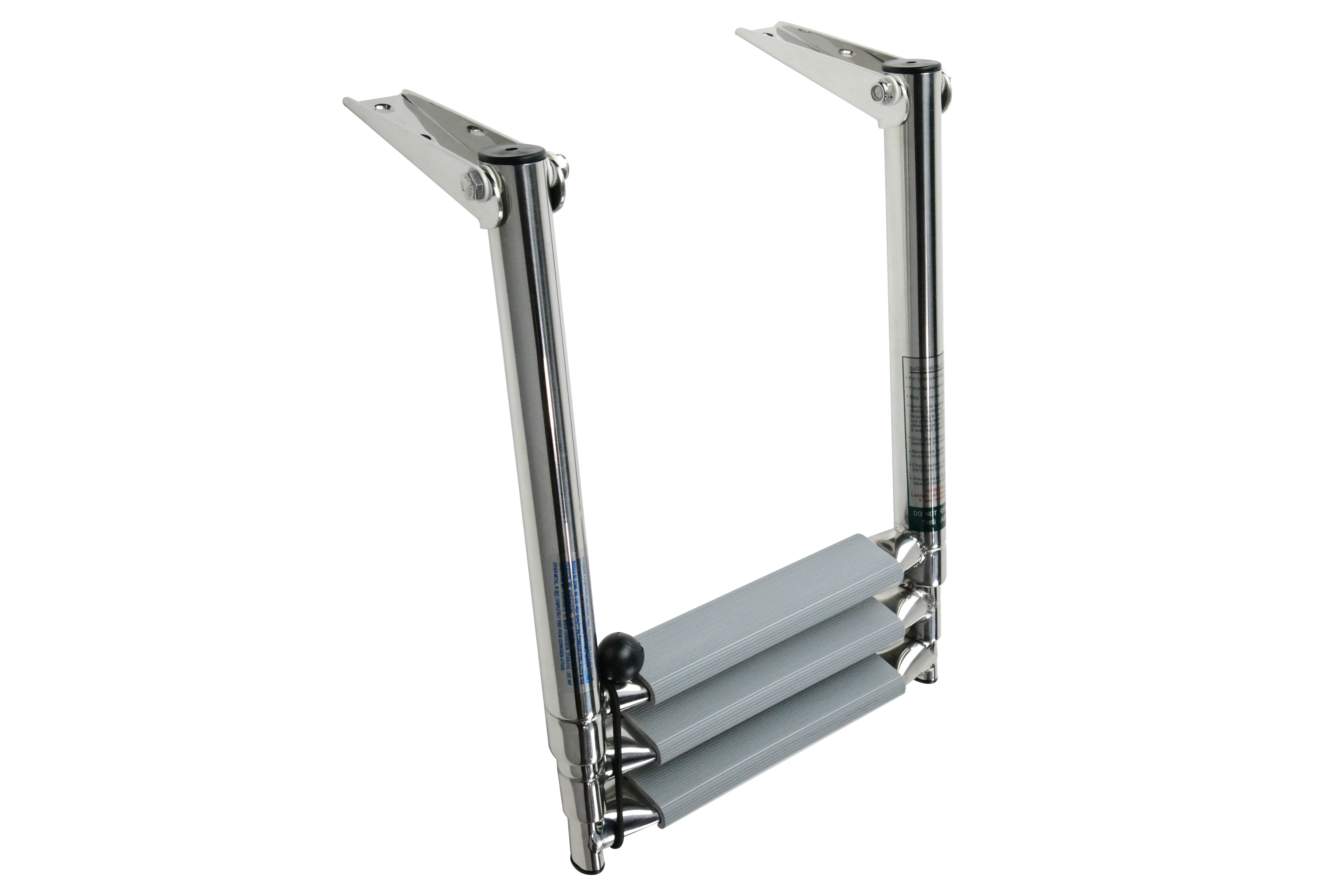 Over-Platform Oval Tube Telescoping Ladder