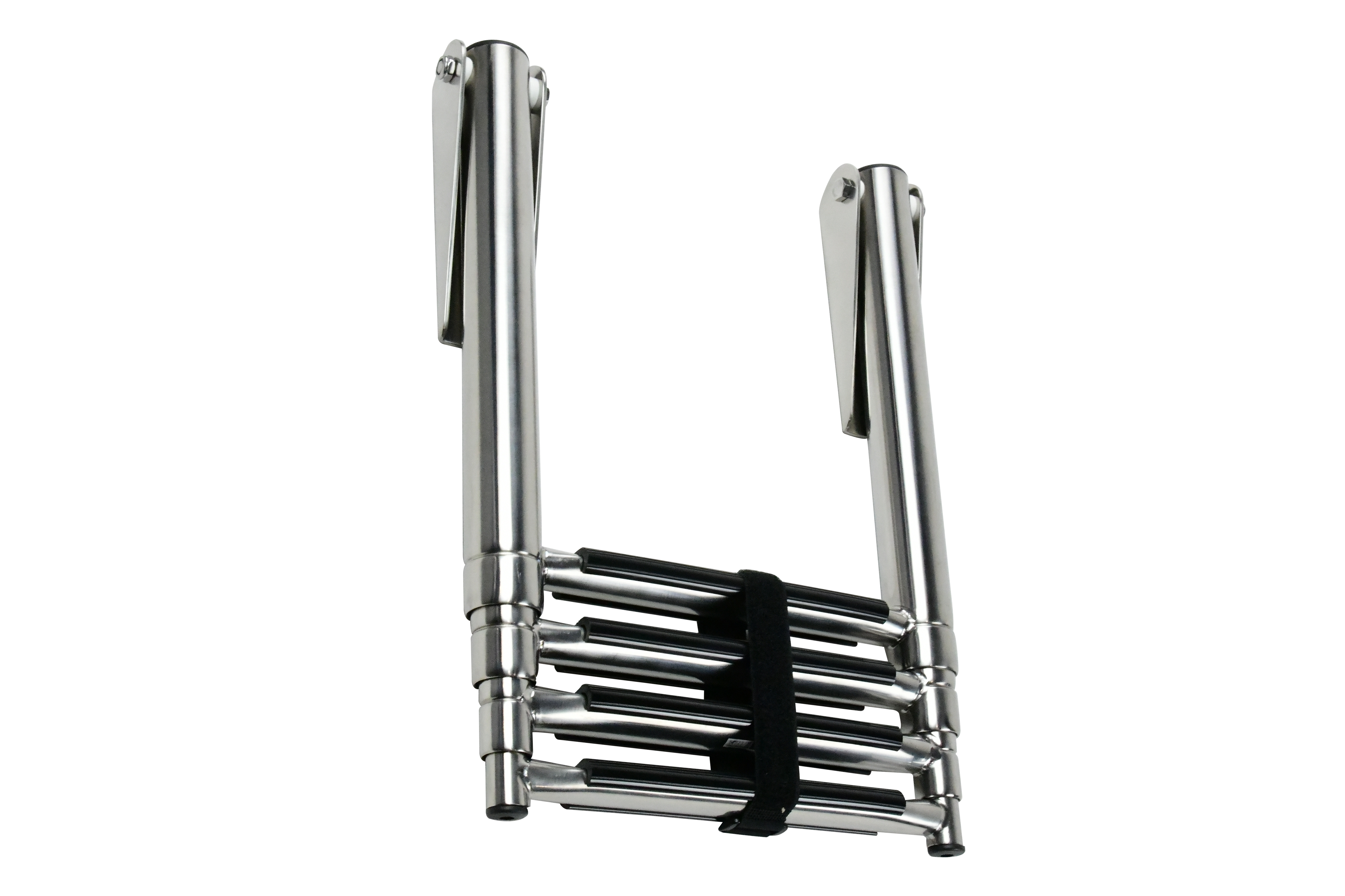 Titanium Over-Platform Telescoping Ladder