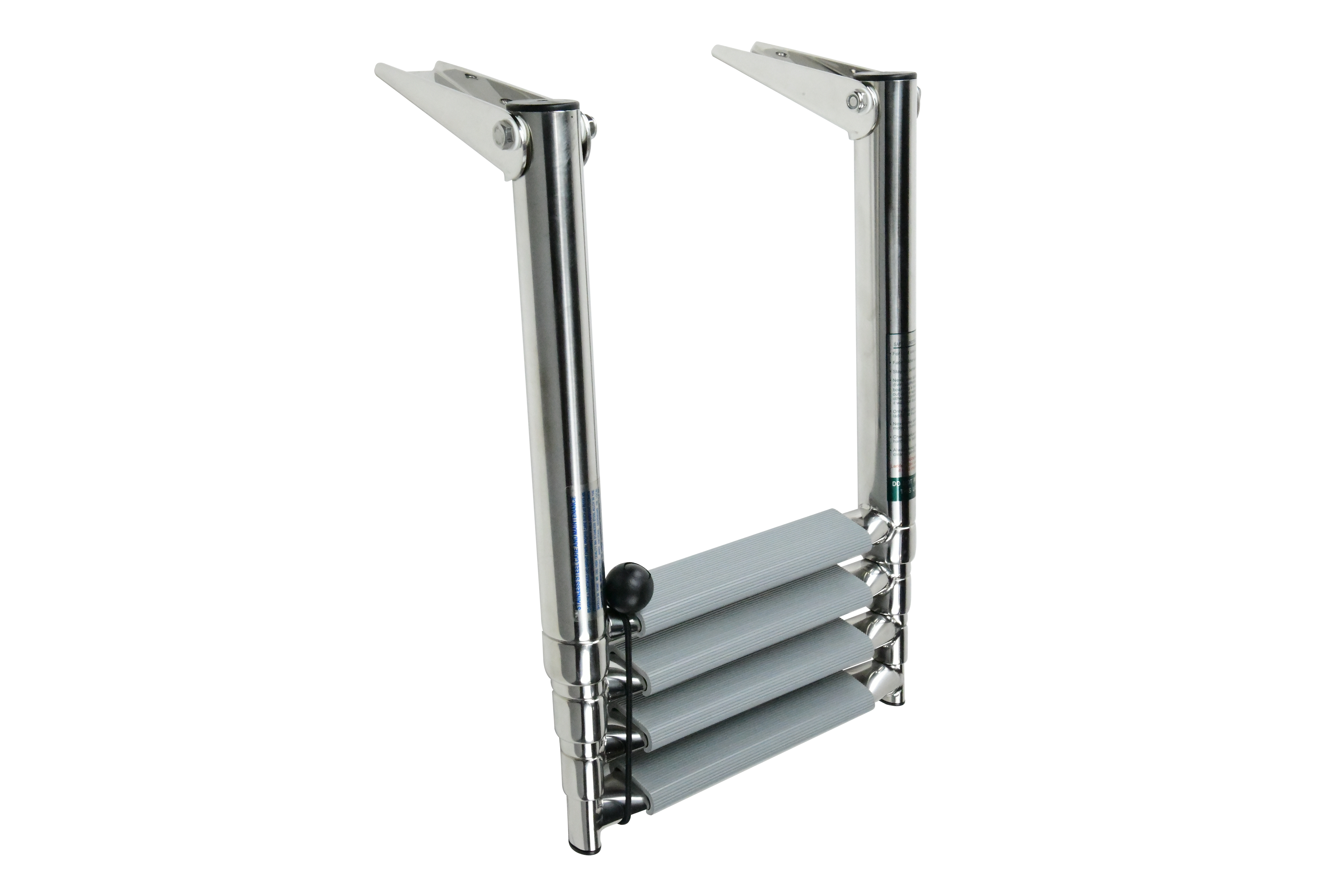 Over-Platform Oval Tube Telescoping Ladder