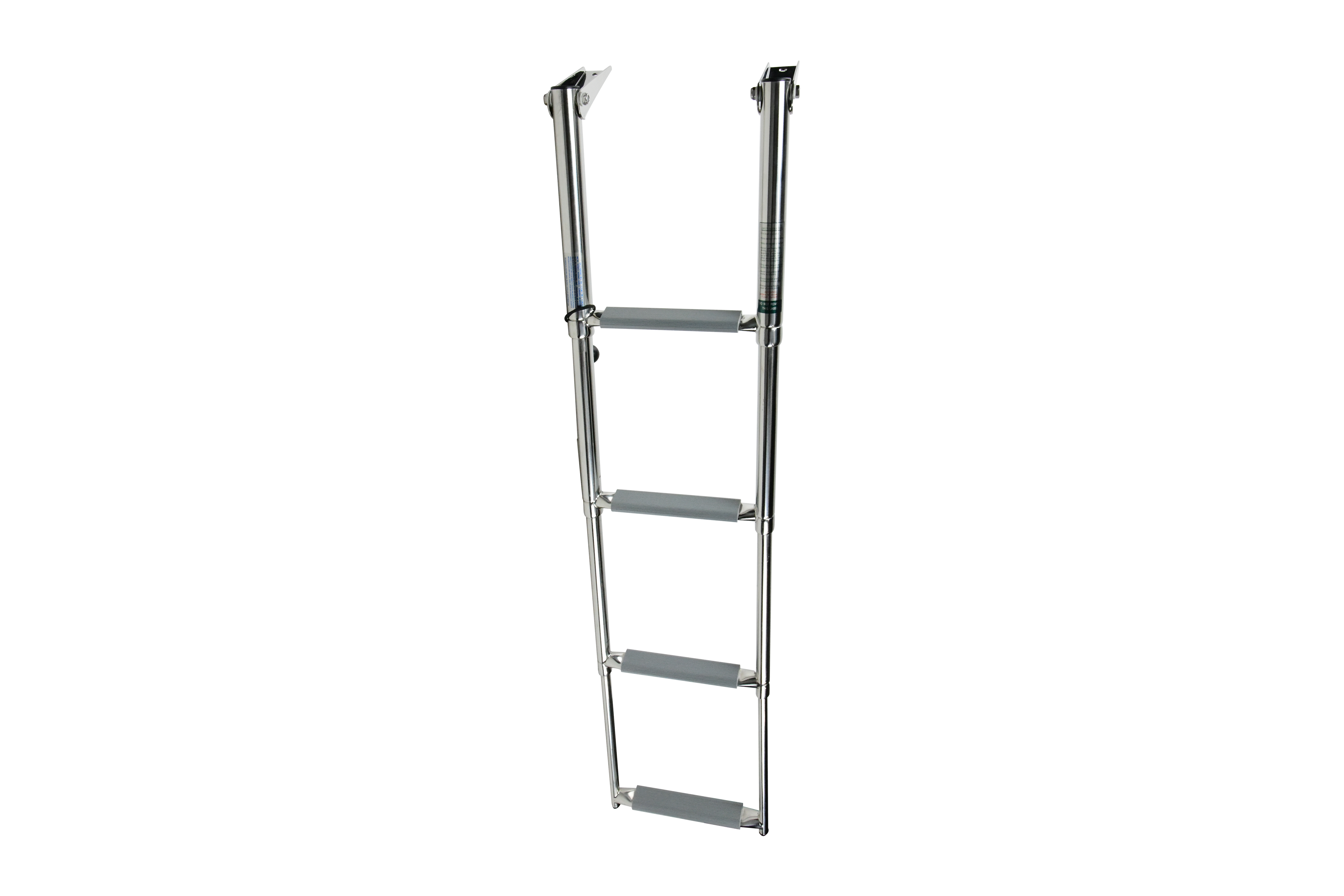 Over-Platform Oval Tube Telescoping Ladder