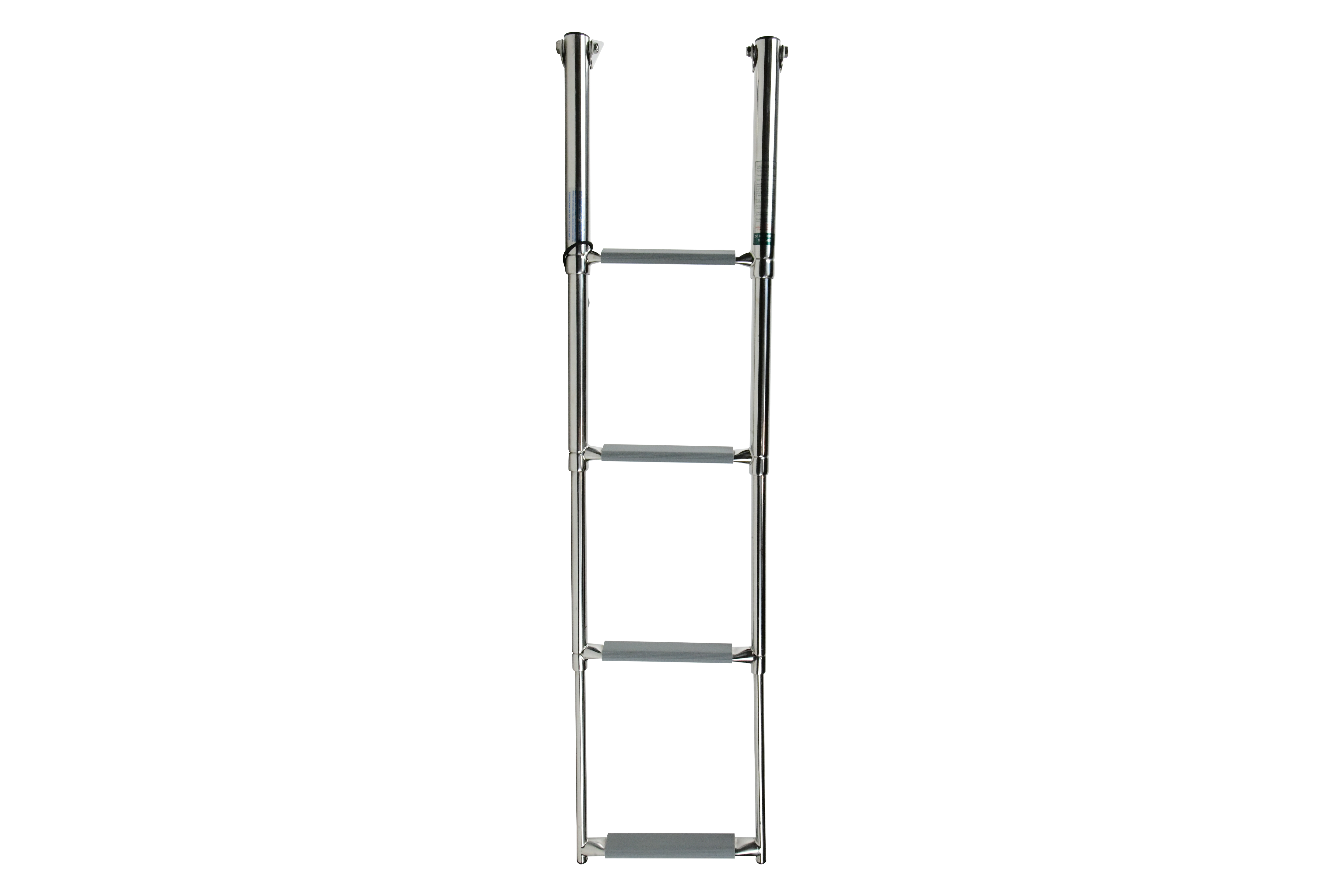 Over-Platform Oval Tube Telescoping Ladder
