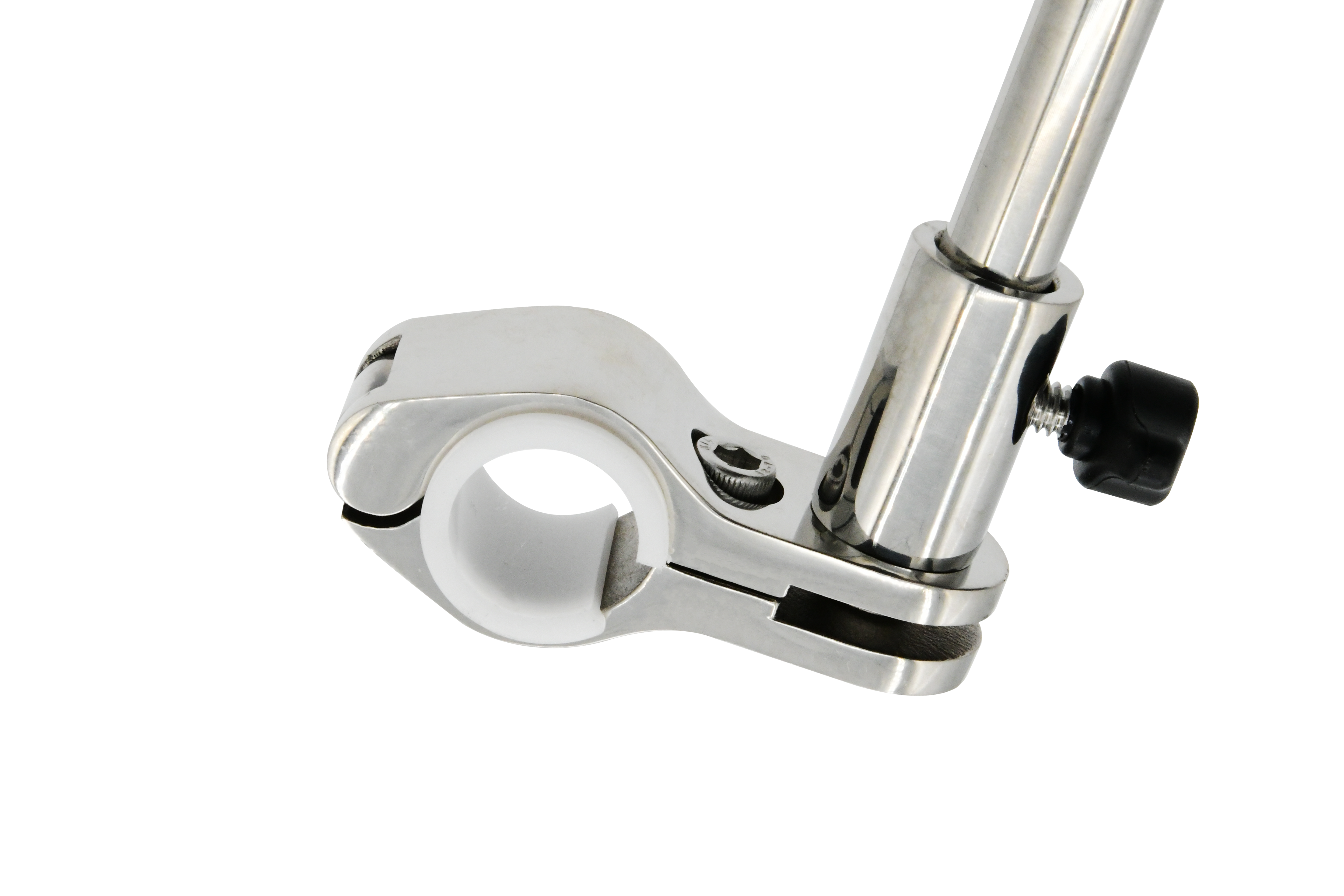 Vinalnd Marine Removable Flagpole Clamp on Base 304 Stainless Steel