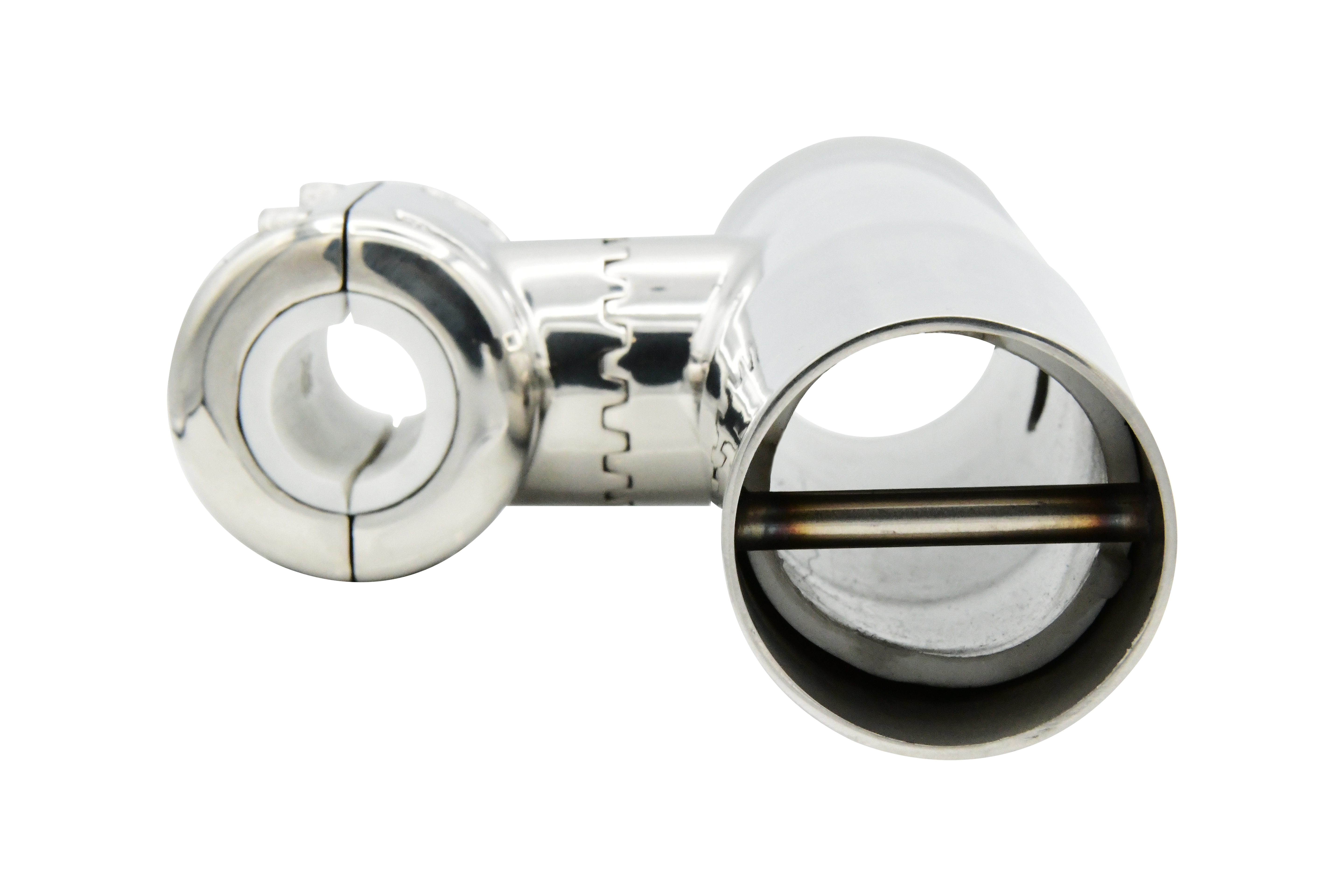 Vinland Marine 304SS Clamp On Rod Holder for Ø7/8"~1" Bottom View (S4625SN)