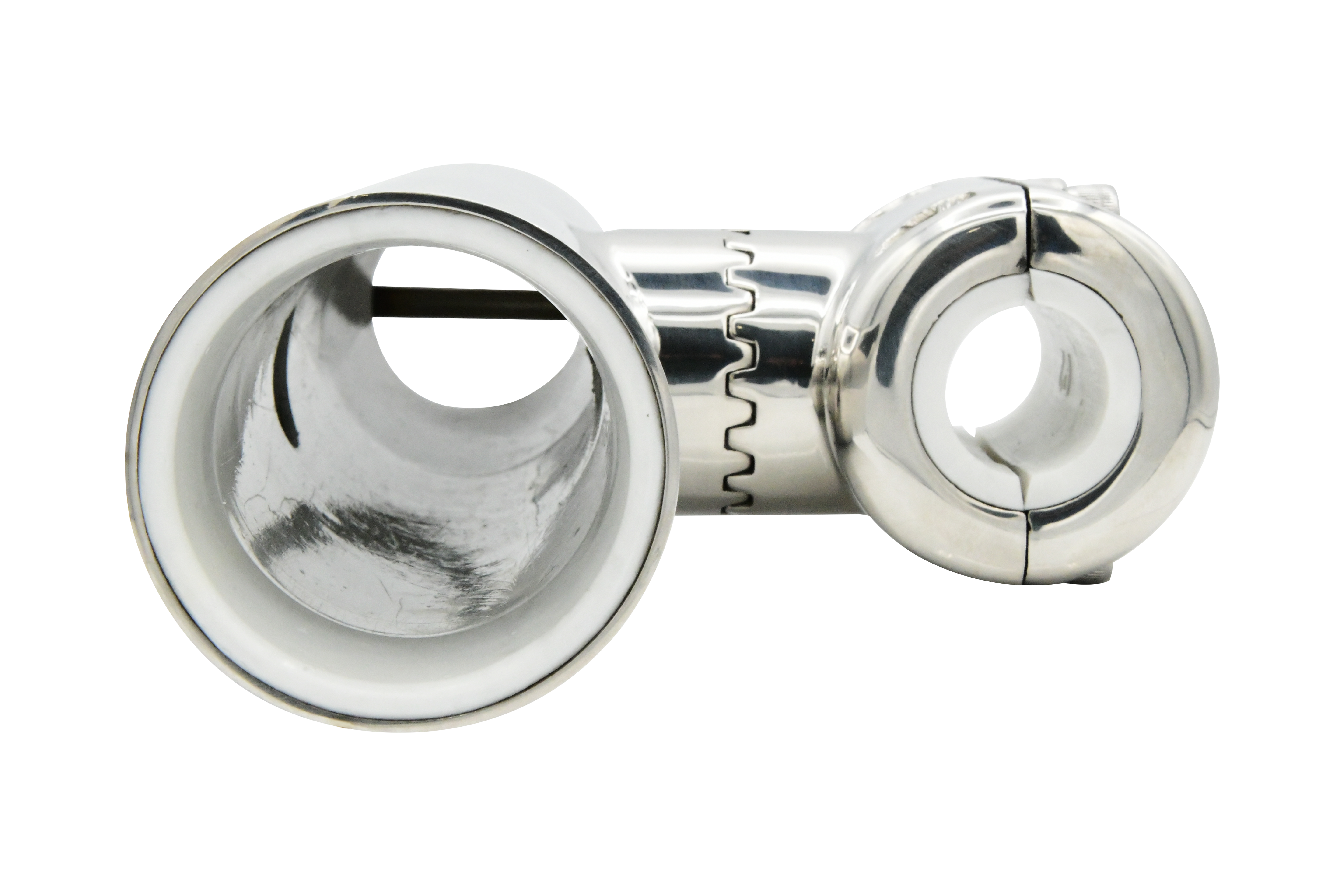 Vinland Marine 304SS Clamp On Rod Holder for Ø7/8"~1" Top View (S4625SN)