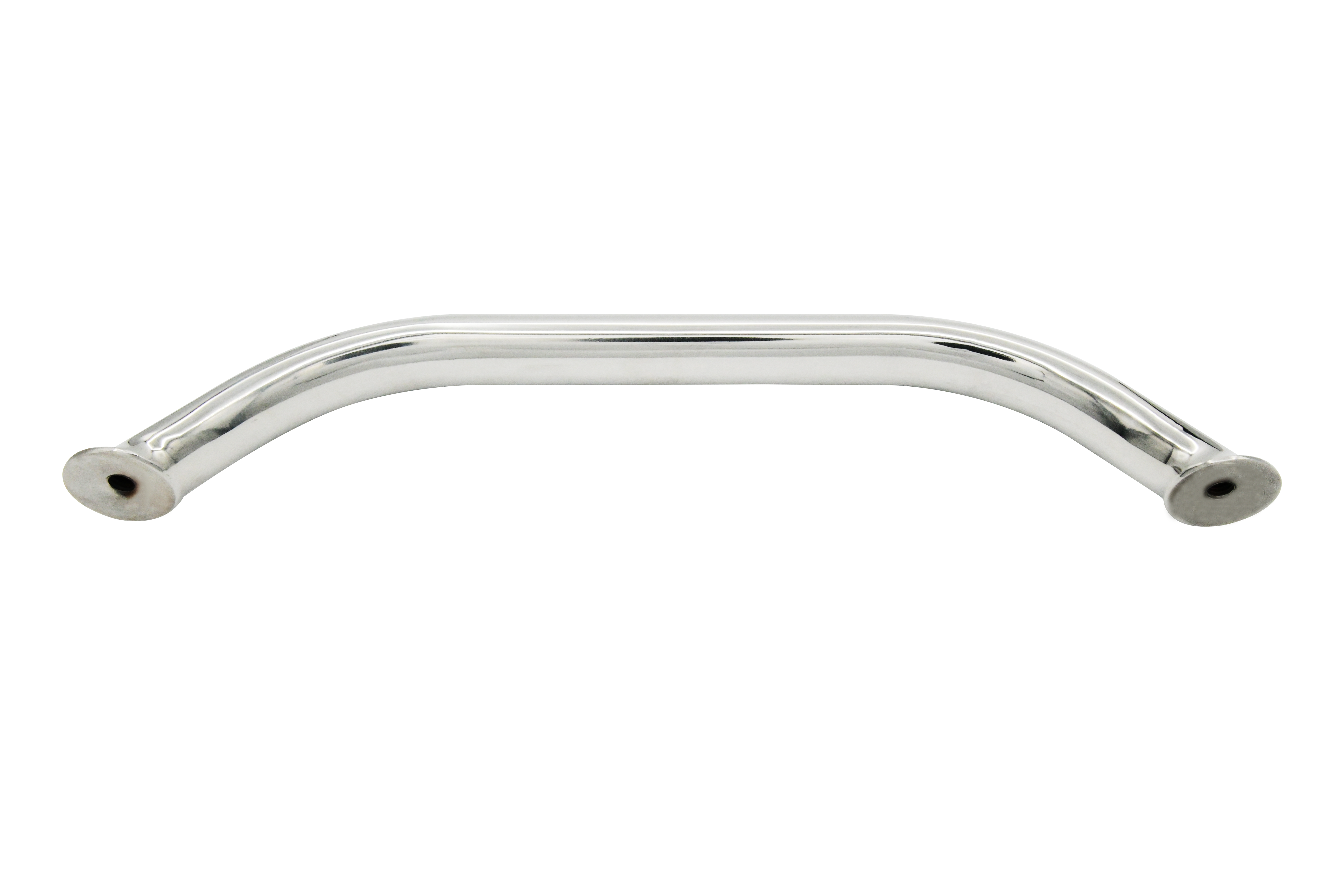 Vinland Marine 304SS Oval Tube Handrail 5/16"-2" stub, 12" C-C Bottom View (S8767BY1)