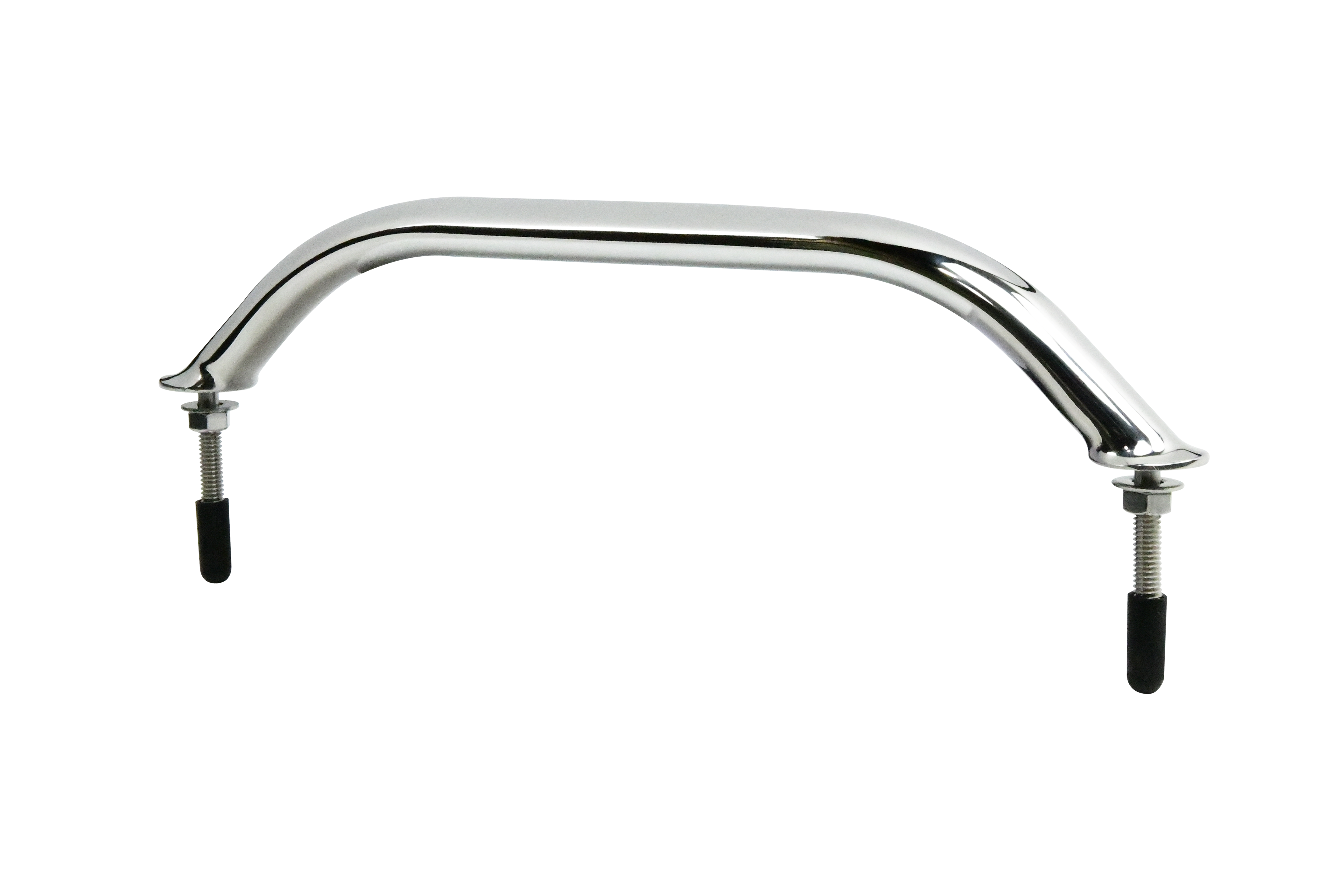 Vinland Marine 304SS Oval Tube Handrail 5/16"-2" stub, 12" C-C Front View (S8767BY1)