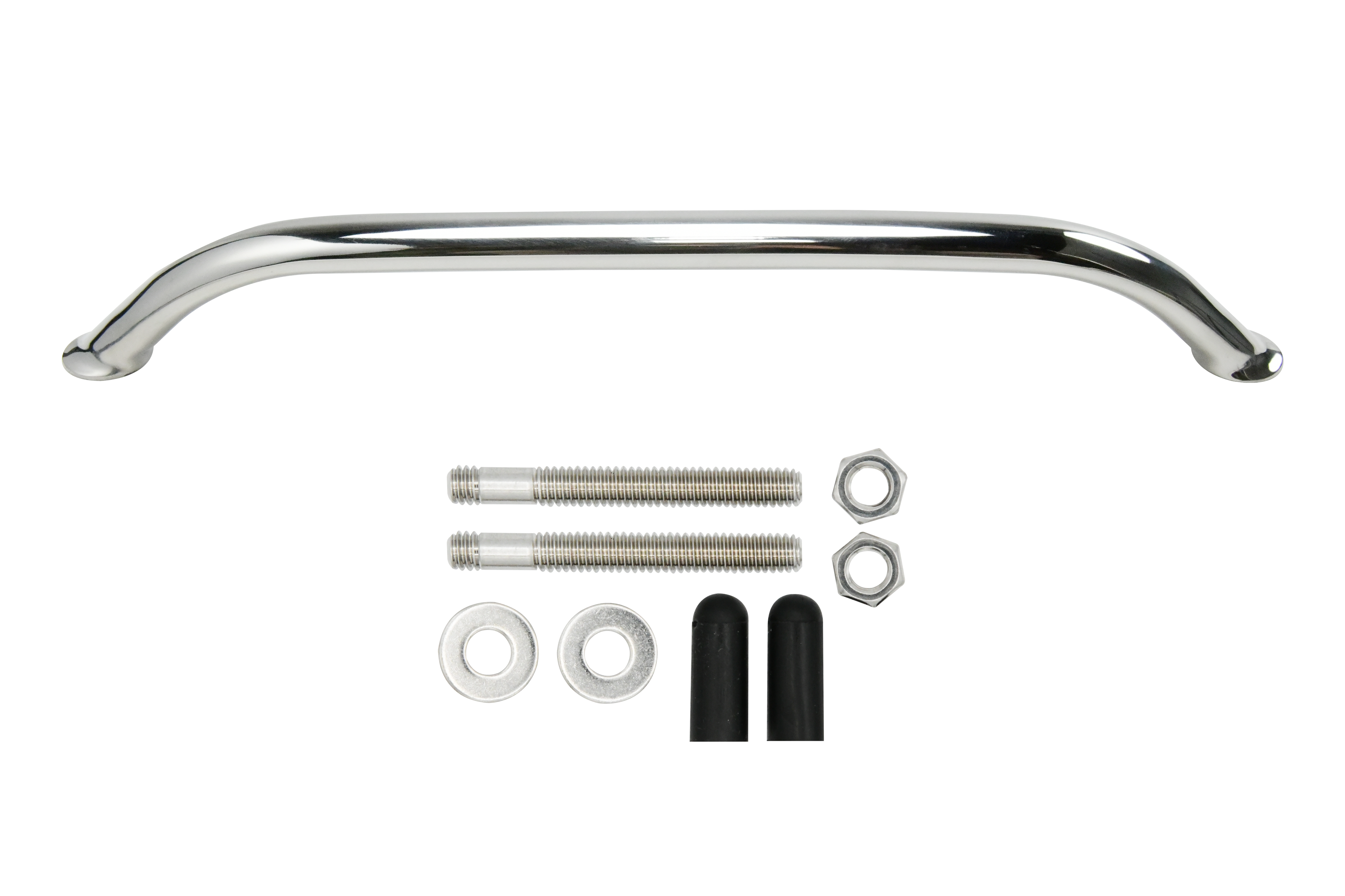 Vinland Marine 304SS Oval Tube Handrail 5/16"-2" stub, 16" C-C Exploded View (S8764BY1)