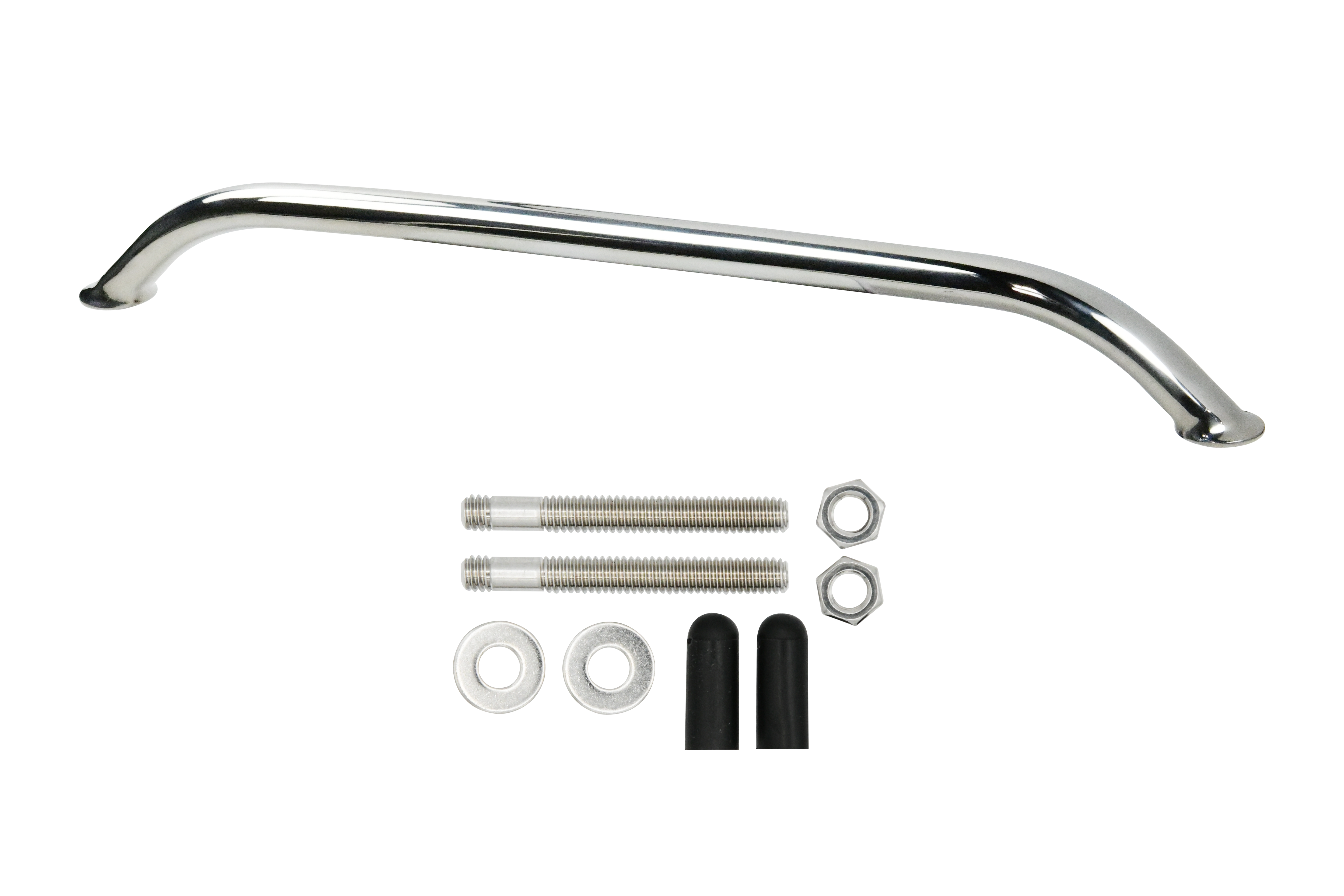 Vinland Marine 304SS Oval Tube Handrail 5/16"-2" stub, 18" C-C Exploded View (S8768BY1)