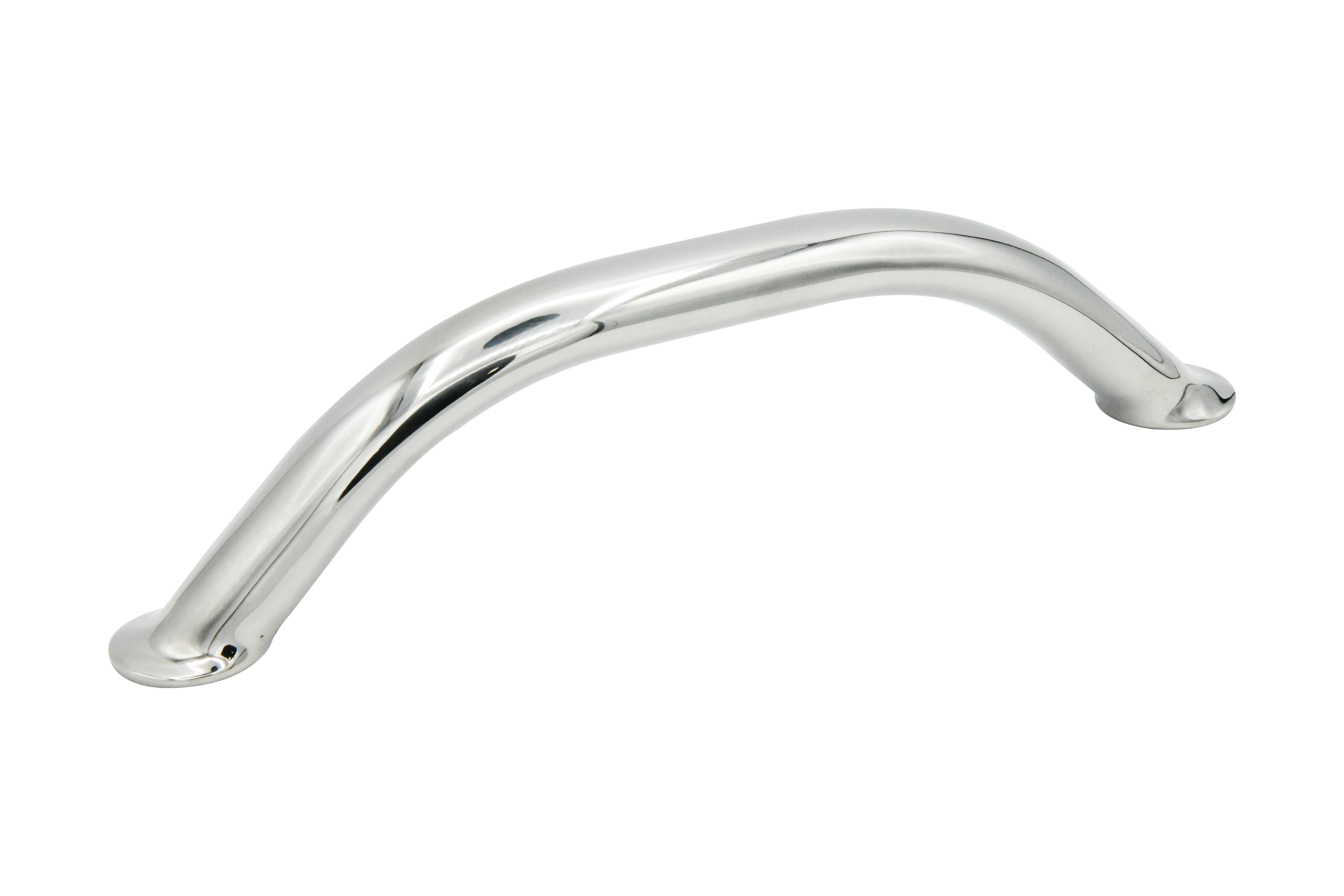 Vinland Marine 304SS Oval Tube Handrail 5/16"-2" stub, 9" C-C Top View (S8763BY1)