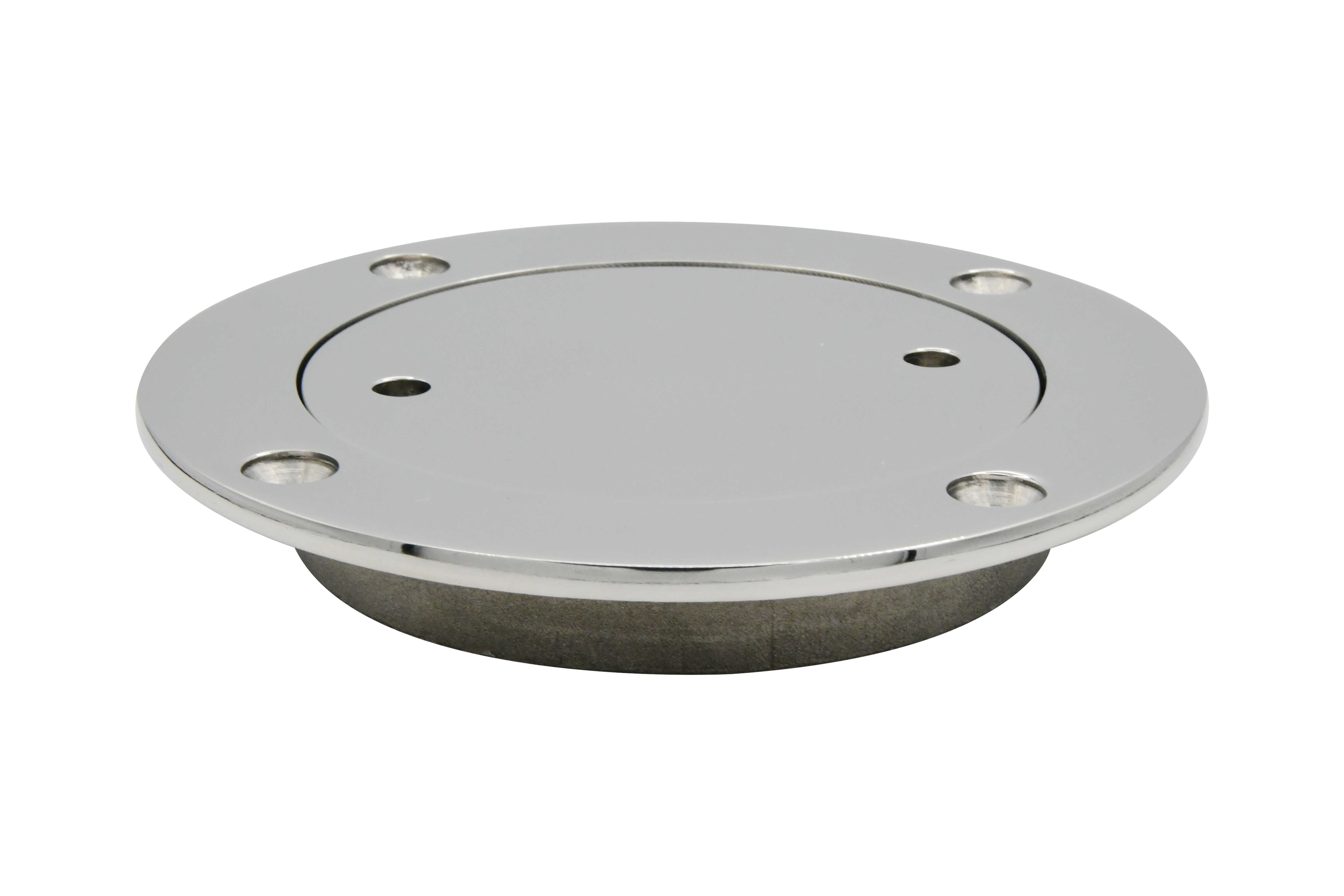 Vinland Marine 316SS Ø3" Deck Plate Top View (S4964A)