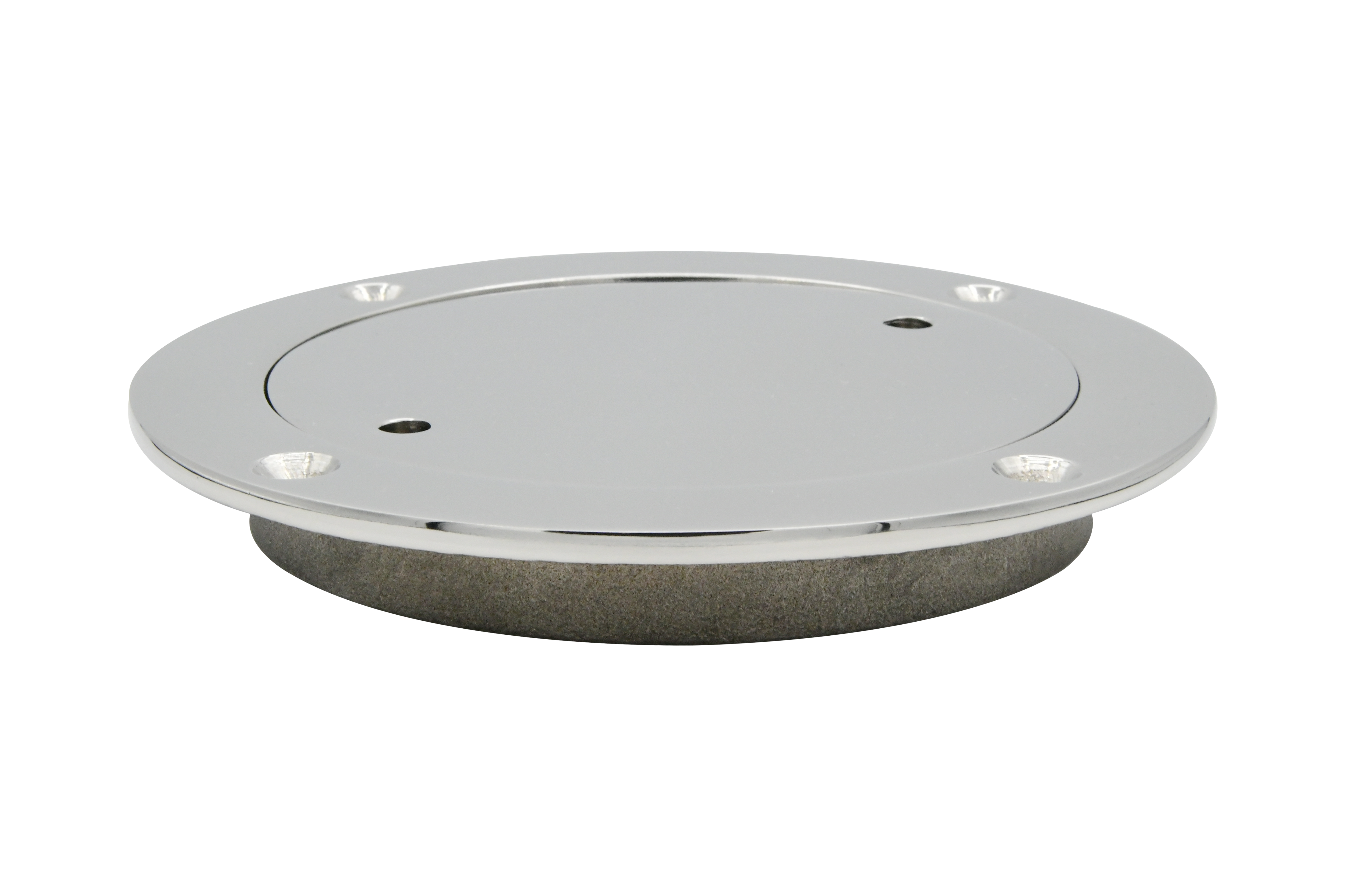 Vinland Marine 316SS Ø4" Deck Plate Front View (S4904A)