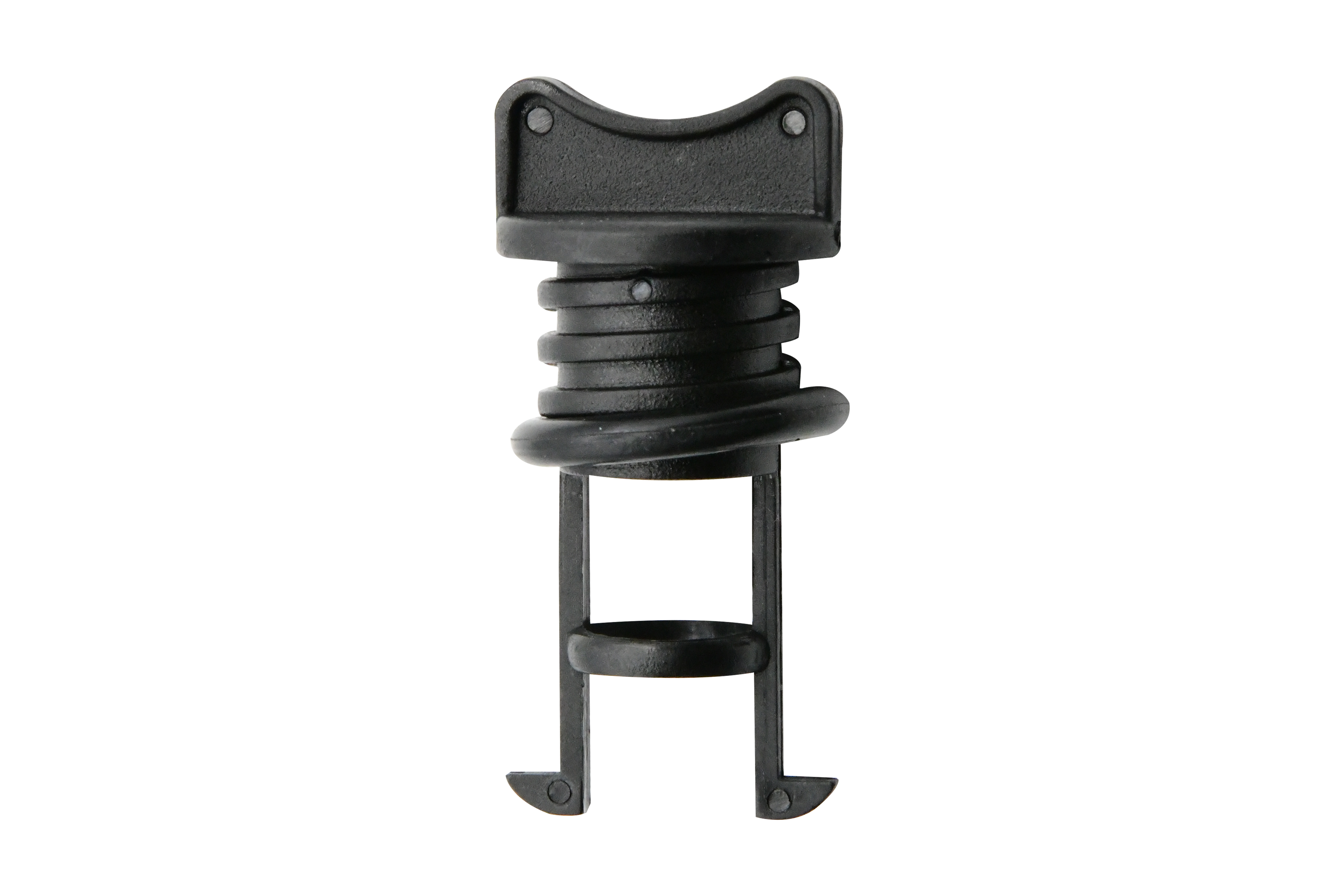 Vinland Marine 316SS Oval Flange Receiver w/Black Nylon Drain Plug, Plug Only (S4834AP)