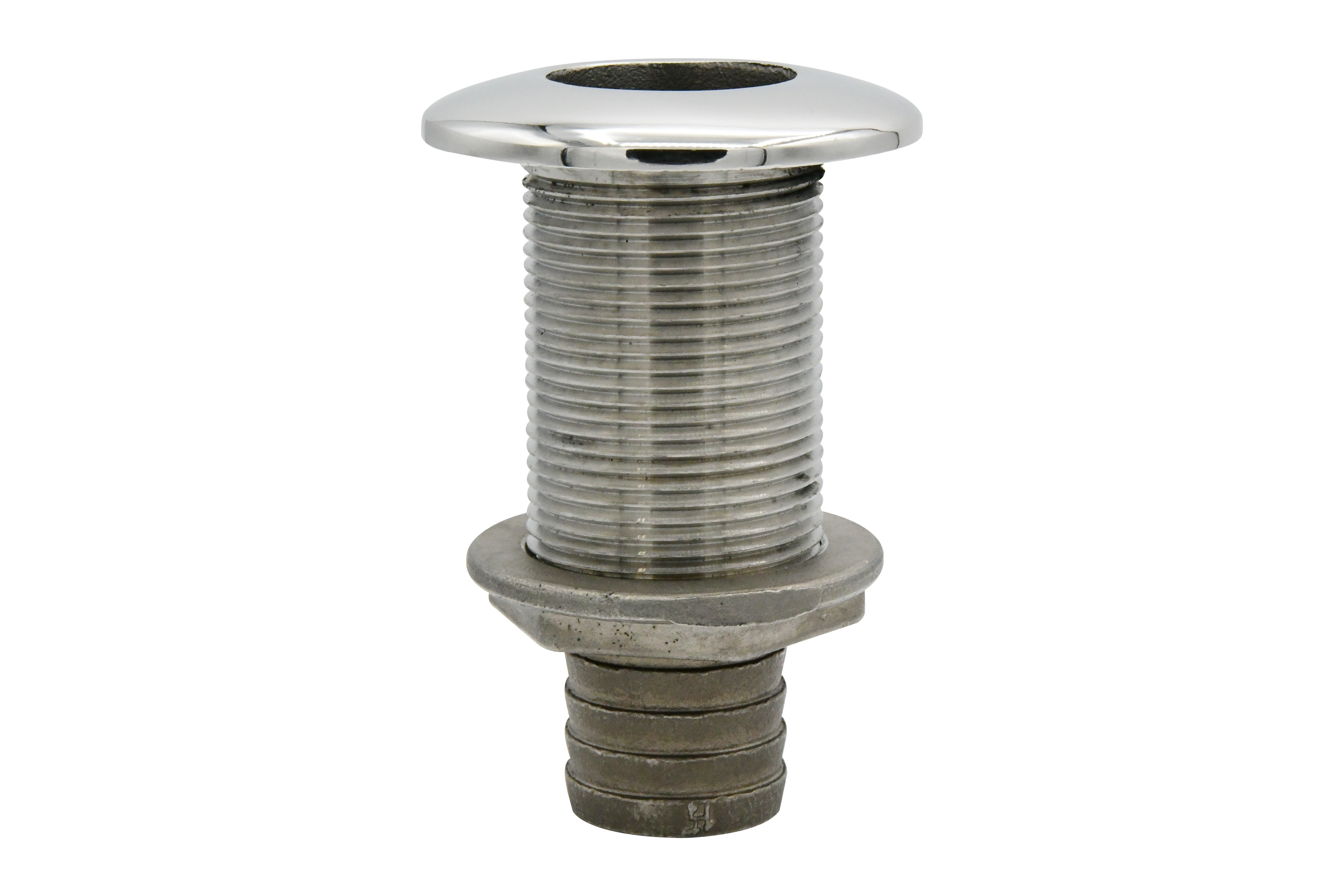 Vinland Marine 316SS Thru-Hull Fitting Hose Ø1-1/4”; Thread 1-1/4”-11.5NPS Main Photo (S4853A)