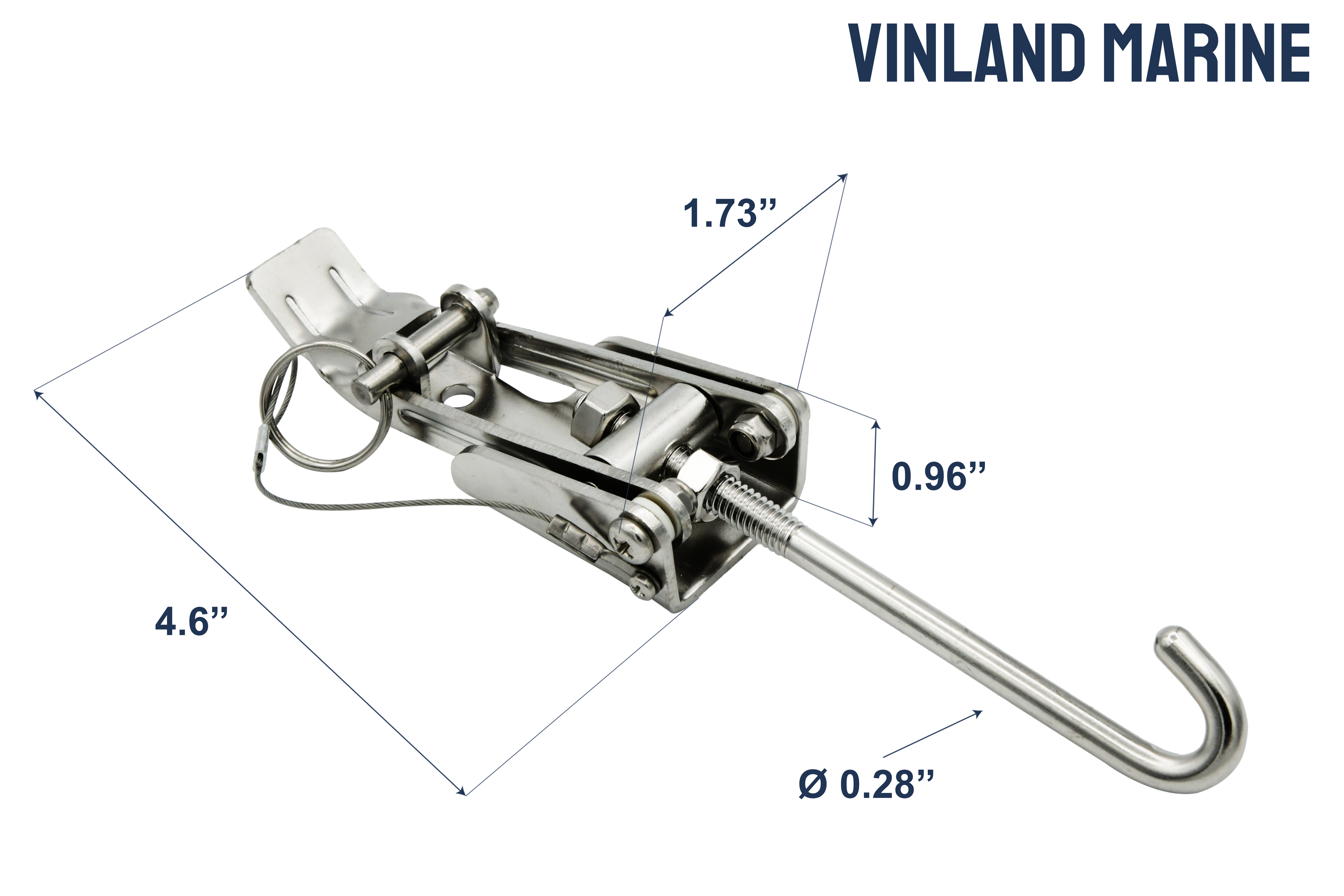 Vinland Marine Anchor Chain Tensioner Dimensions