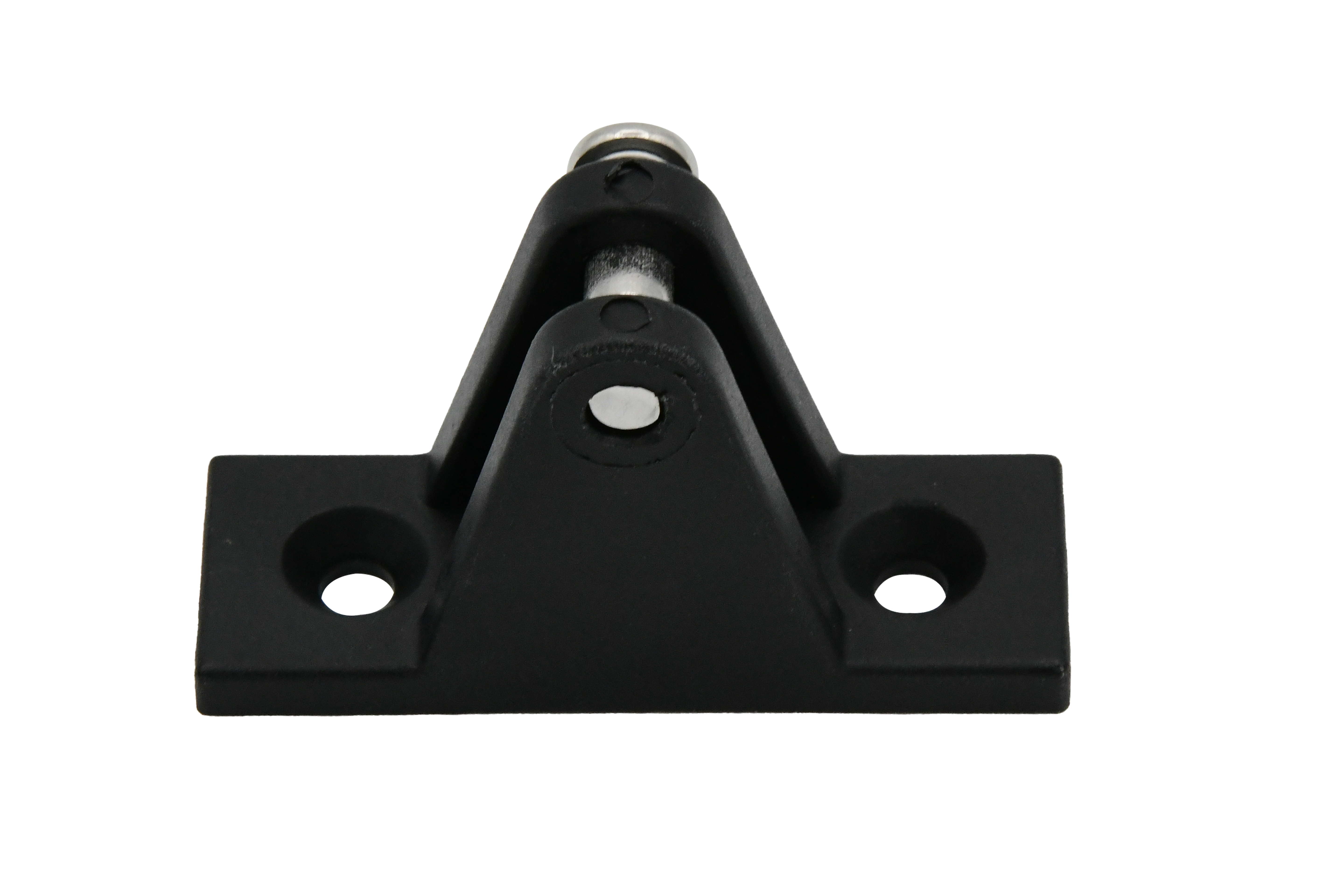 Vinland Marine Black Nylon Deck Hinge Vertical; Base width 13/16" Rear View 2 (P4808)