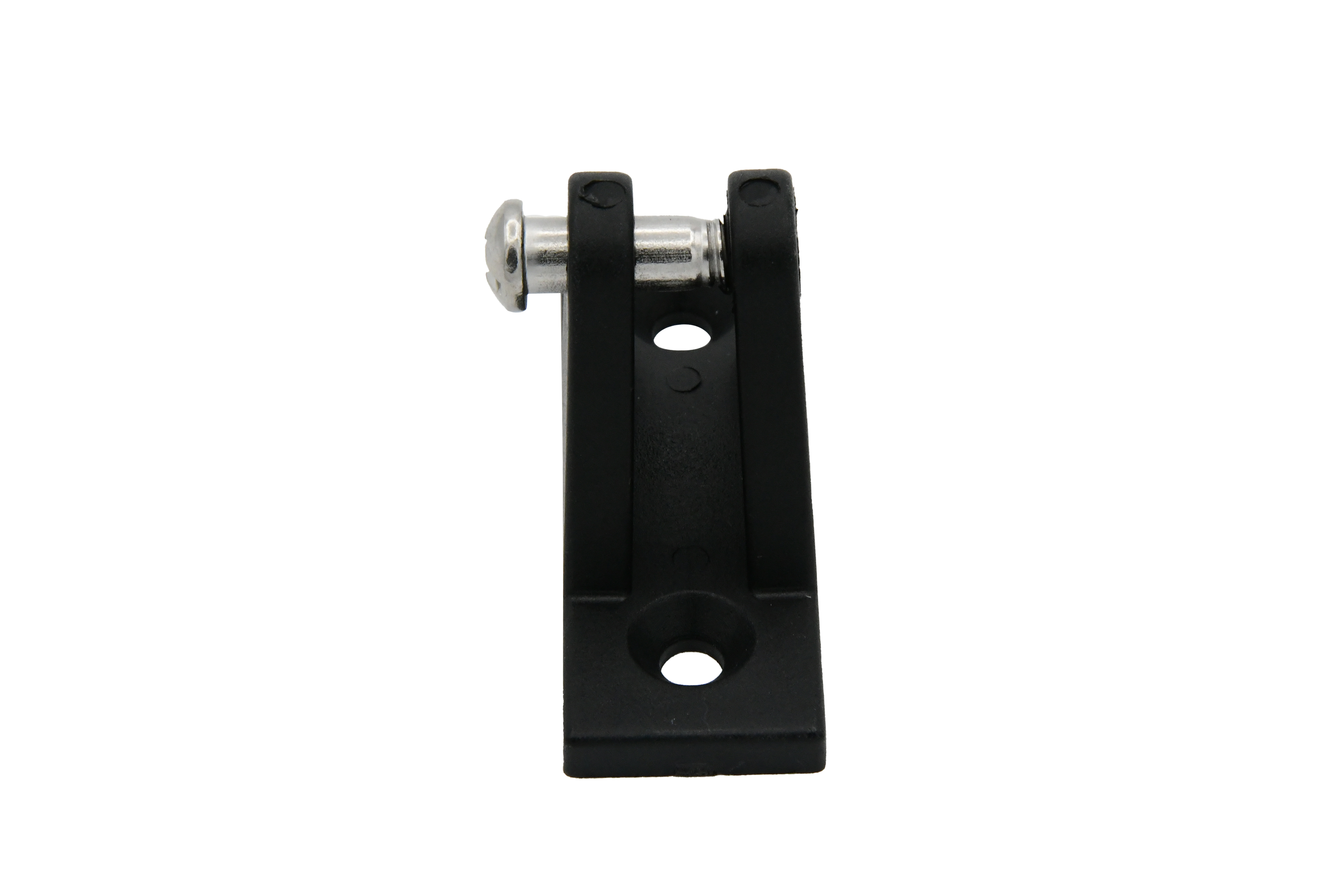 Vinland Marine Black Nylon Deck Hinge Vertical; Base width 13/16" Side View (P4808)