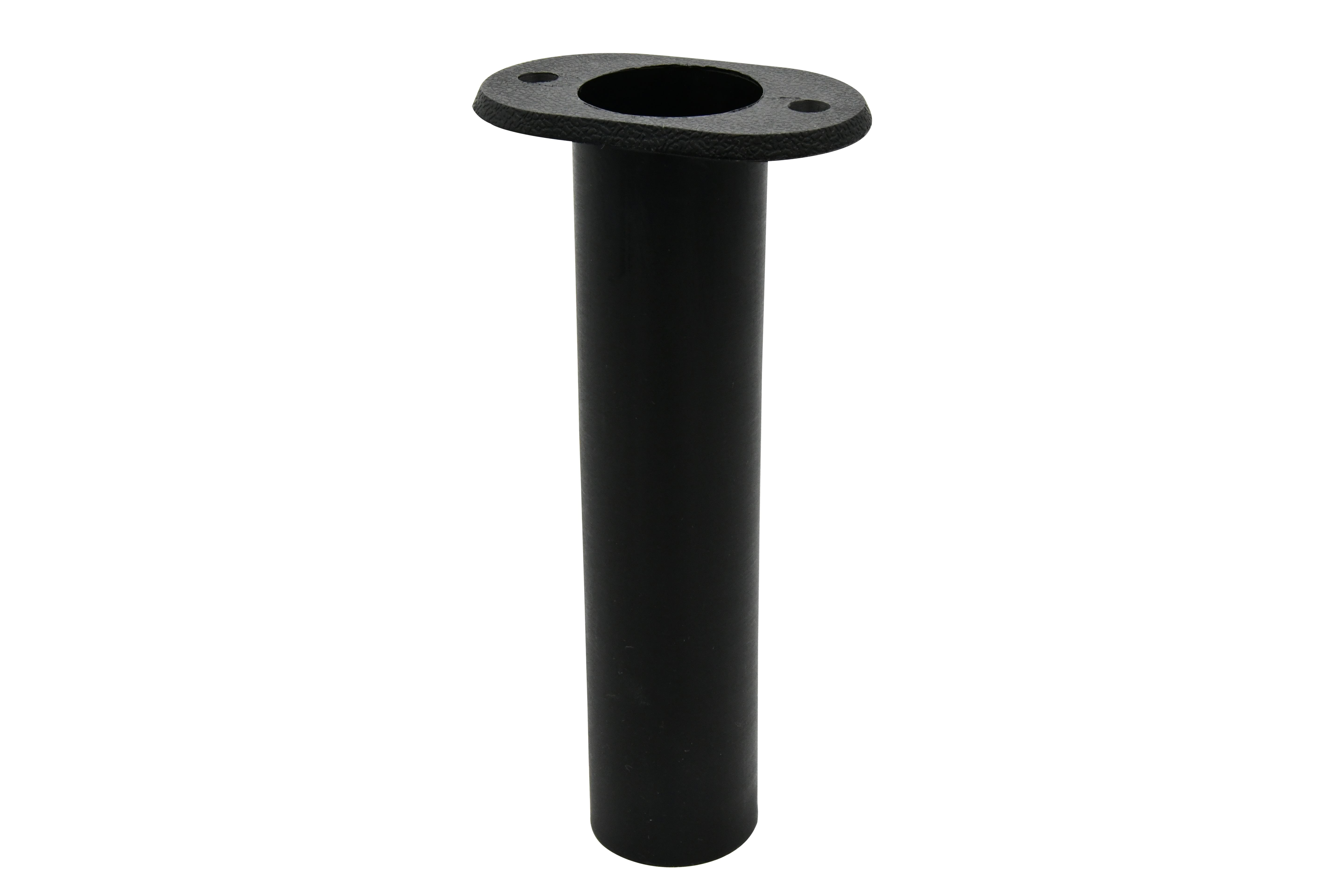 Vinland Marine Black Plastic 90° Flush Mount Rod Holder, Ø1-1/2" Front View 2 (P7893B)