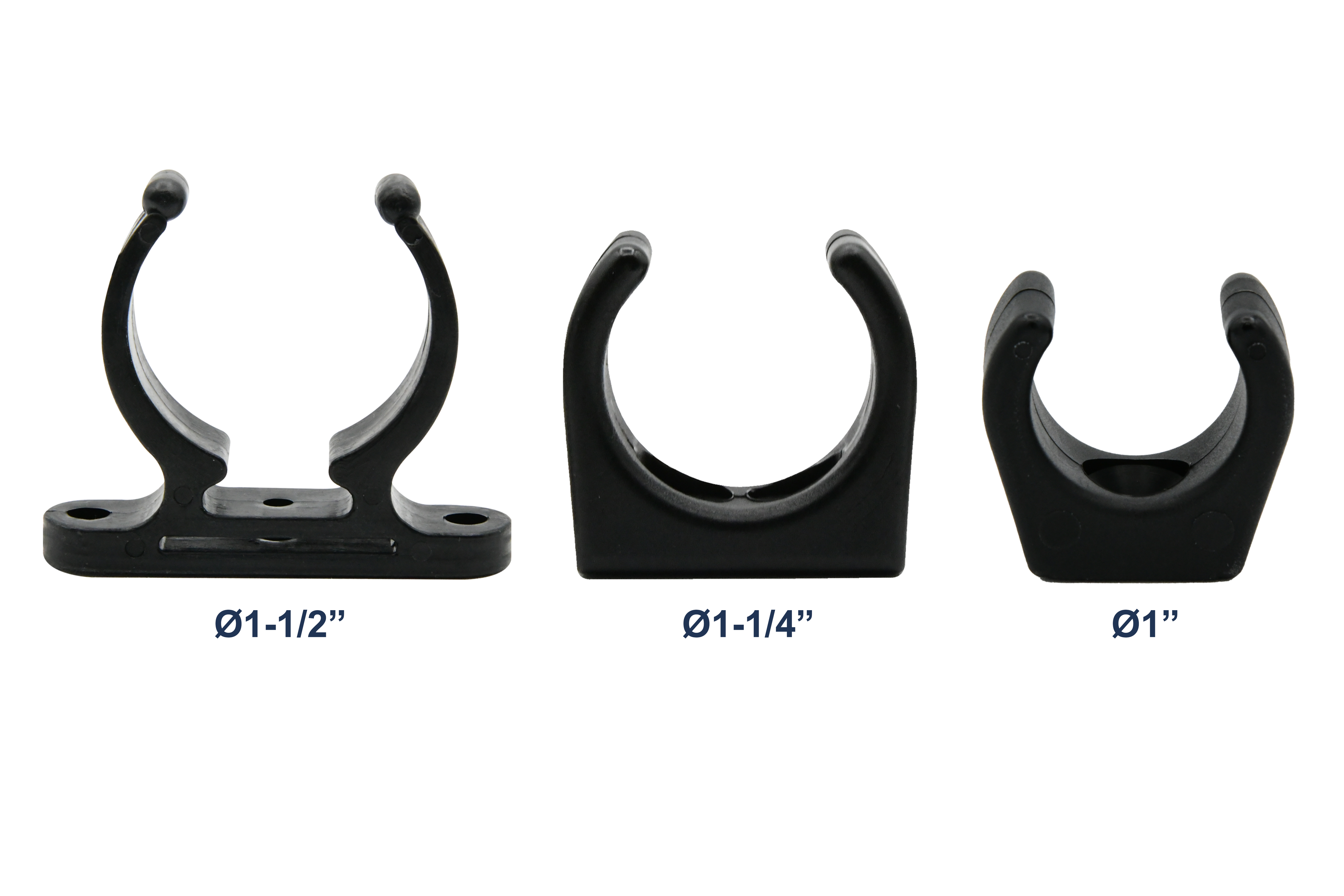 Vinland Marine Boat Stowage Clip Black Nylon Boat Storage Clip
