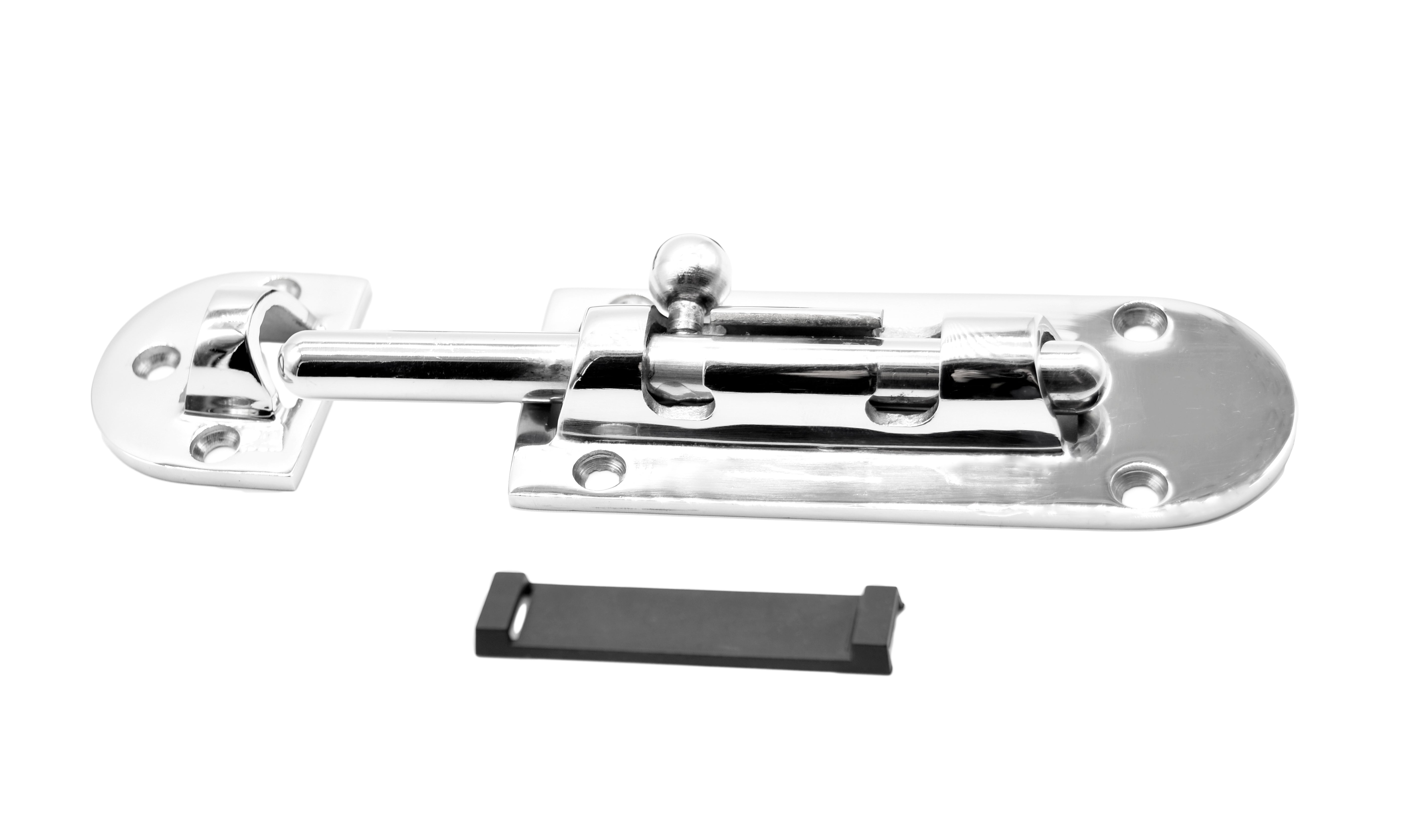 Vinland Marine Casted Heavy Duty Barrel Bolt 5-1/4" Top View 2 (S4875AL)