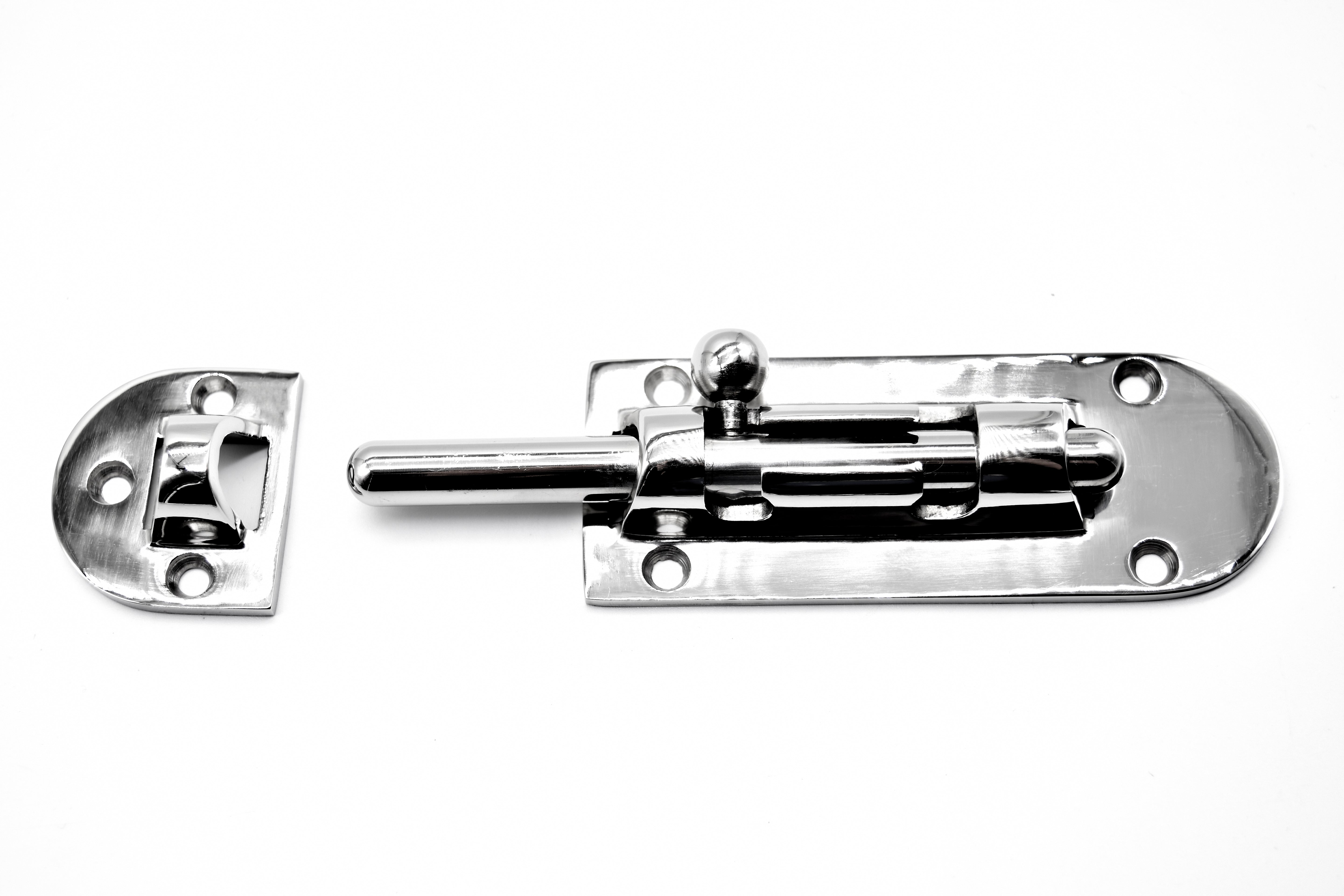 Vinland Marine Casted Heavy Duty Barrel Bolt 5-1/4" Top View 3 (S4875AL)