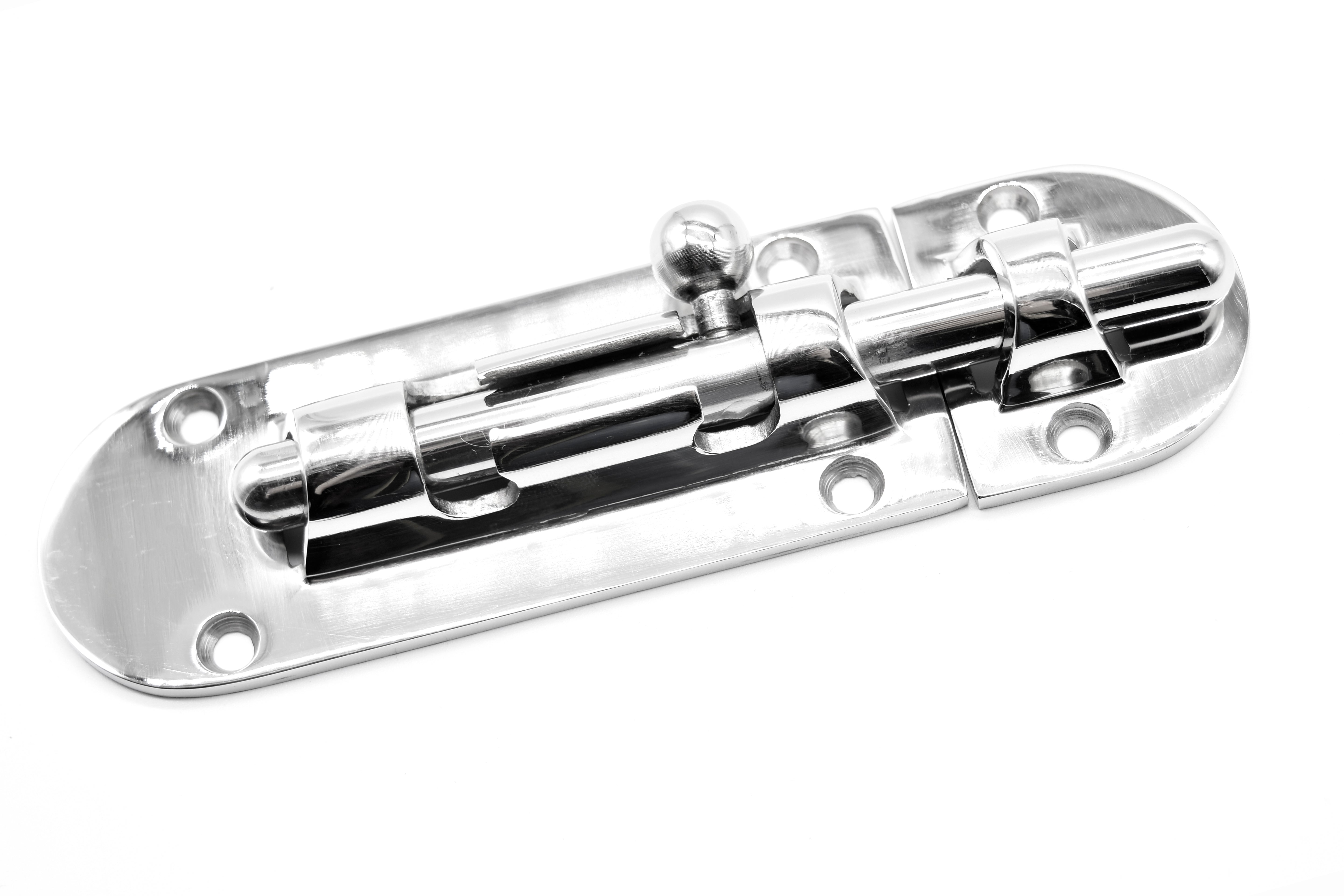 Vinland Marine Casted Heavy Duty Barrel Bolt 5-1/4" Top View 4 (S4875AL)