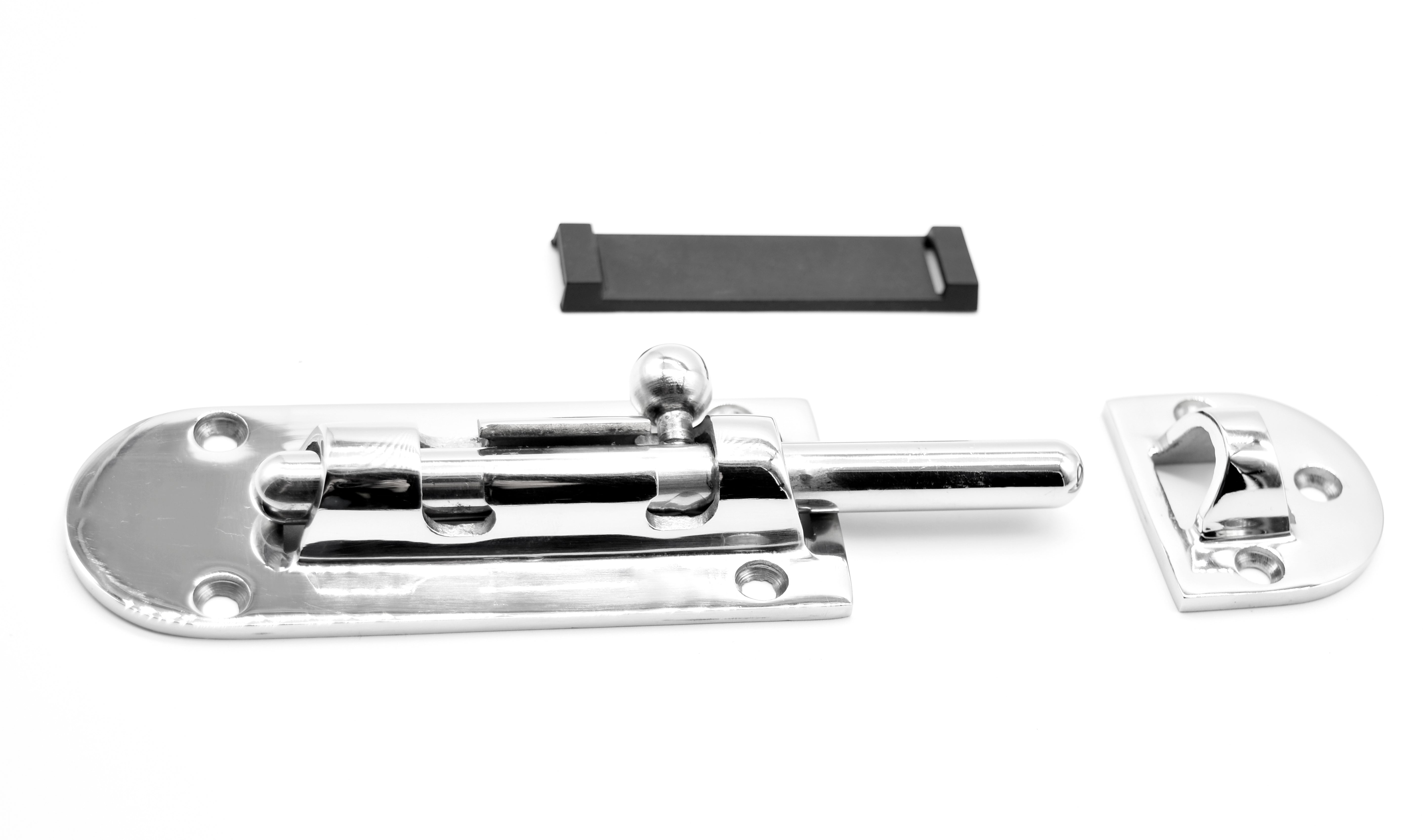 Vinland Marine Casted Heavy Duty Barrel Bolt 5-1/4" Top View (S4875AL)