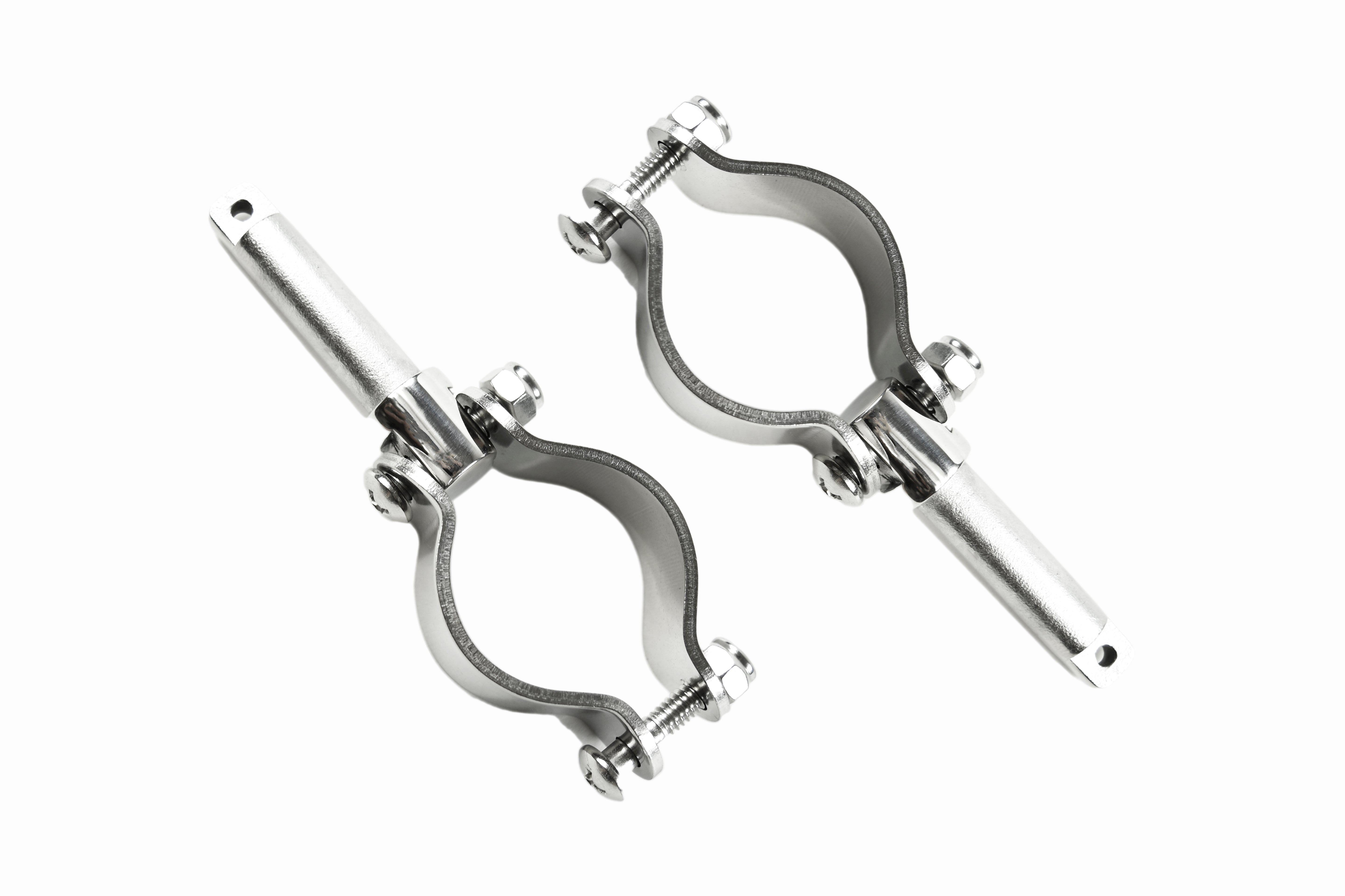 Vinland Marine Clamp-on Rowboat Oar Lock Front View 2 (S4465)