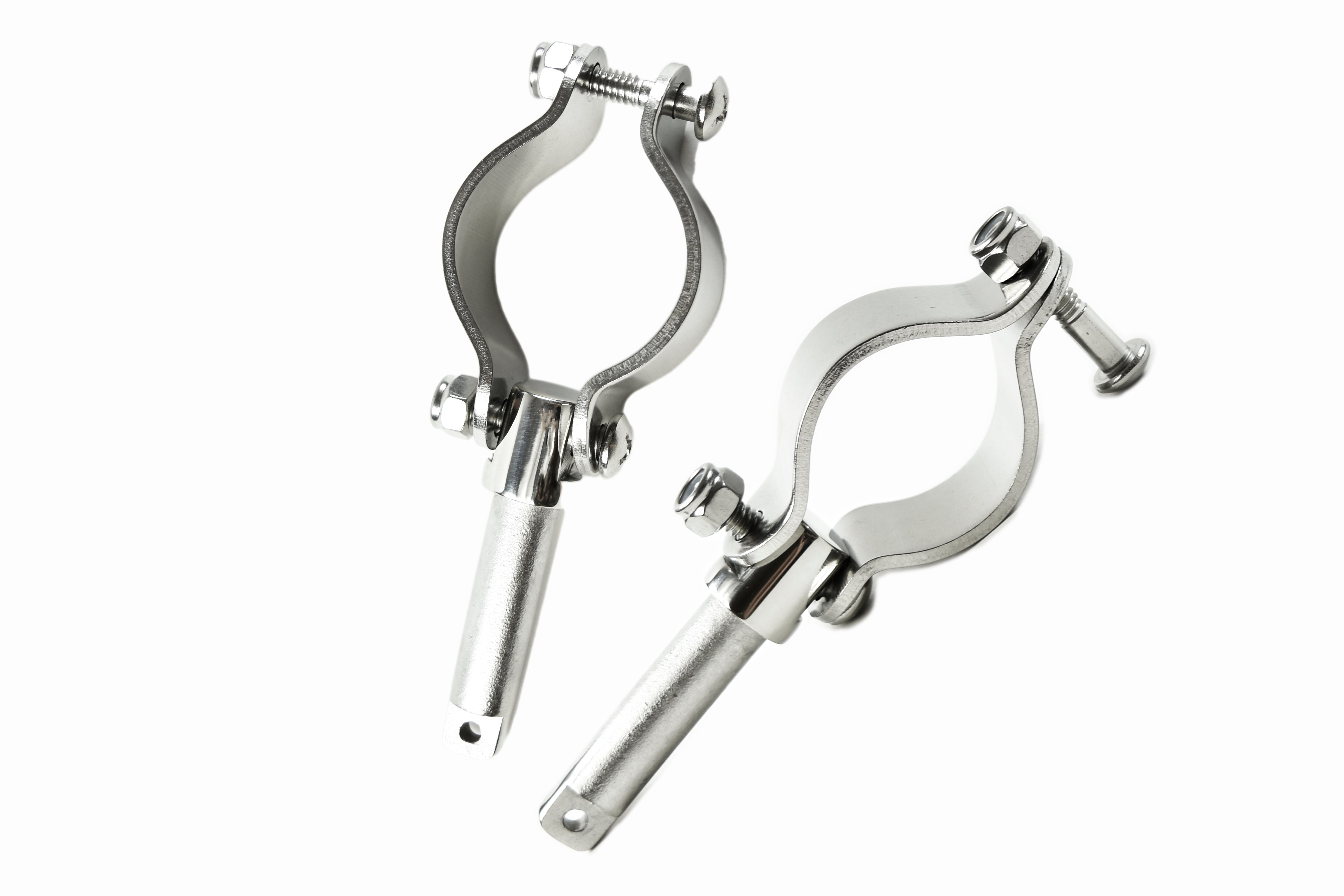 Vinland Marine Clamp-on Rowboat Oar Lock Front View 3 (S4465)