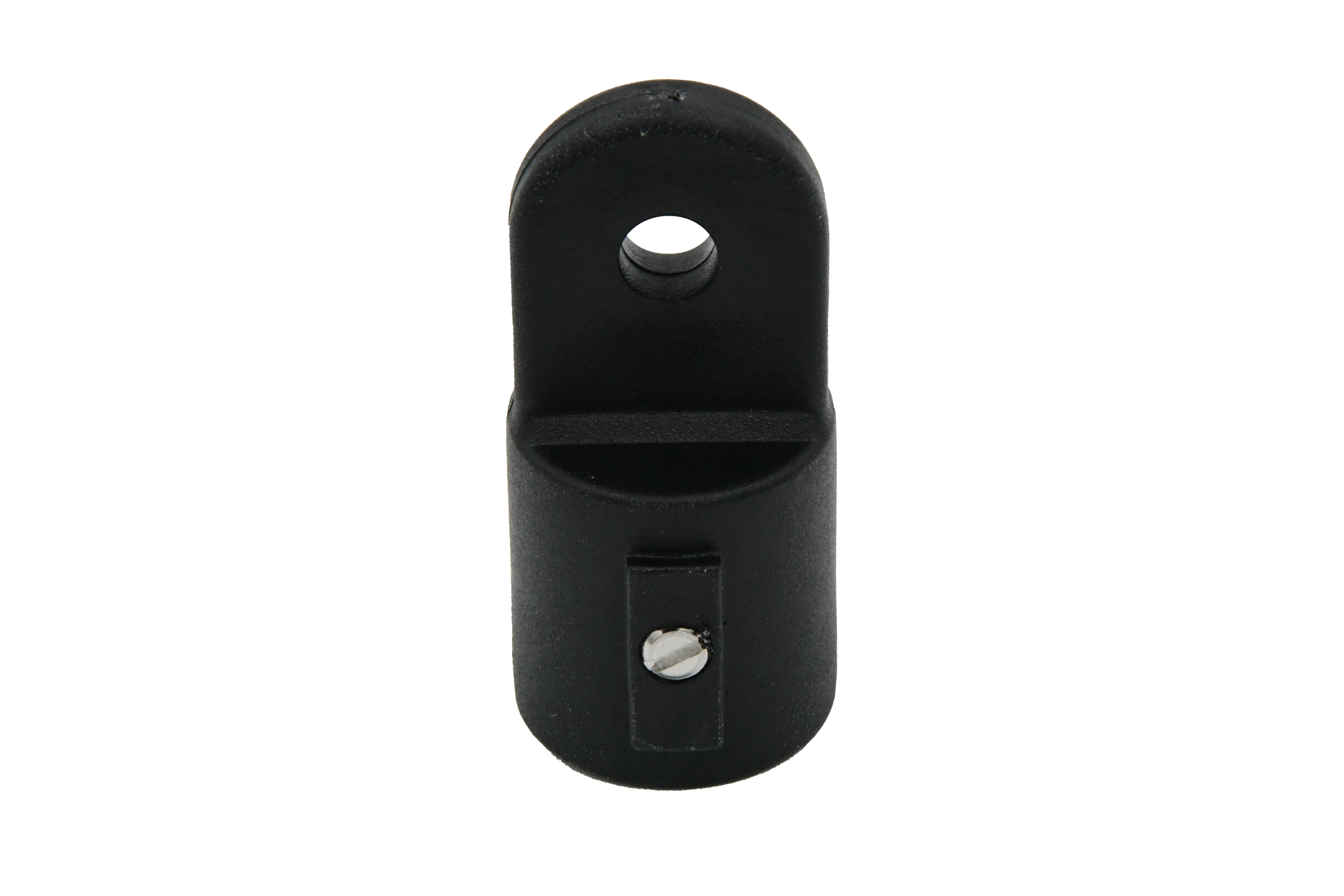 Vinland Marine Nylon Black External/Outside Eye End for 7/8" tubes Front View 2 (P4803)