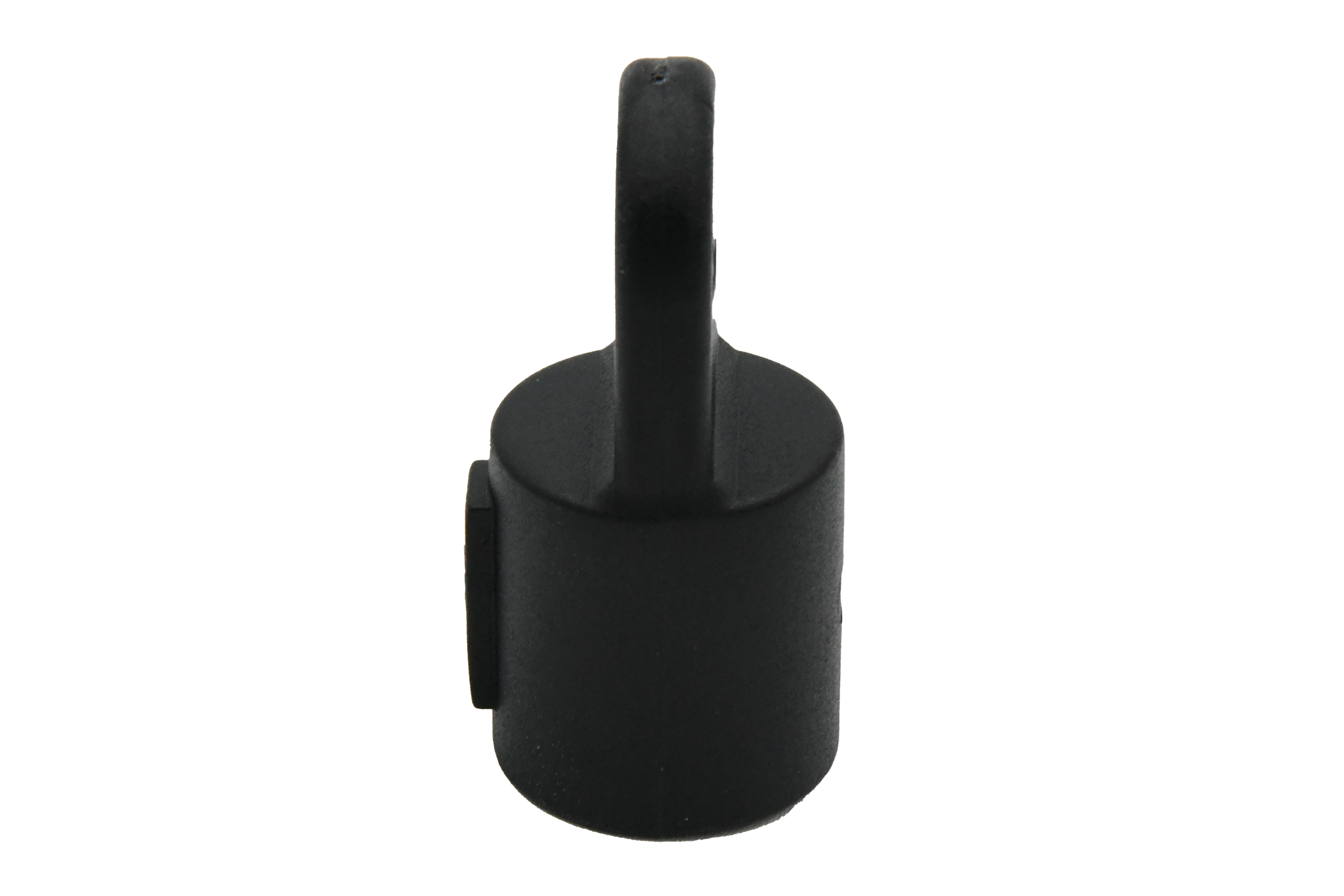 Vinland Marine Nylon Black External/Outside Eye End for 7/8" tubes Side View (P4803)