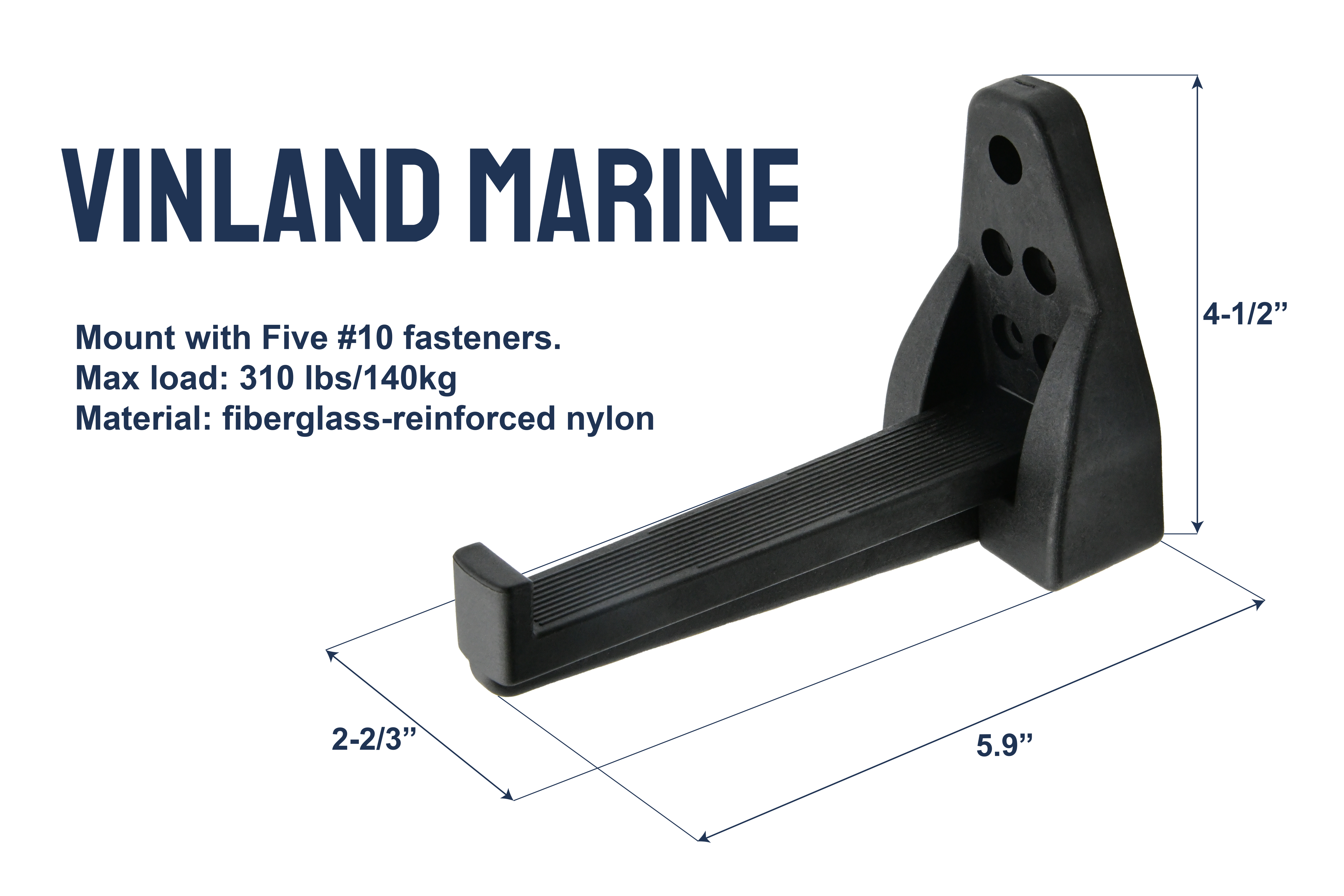 Vinland Marine Nylon Folding Mast Step Sailboat Mast Step