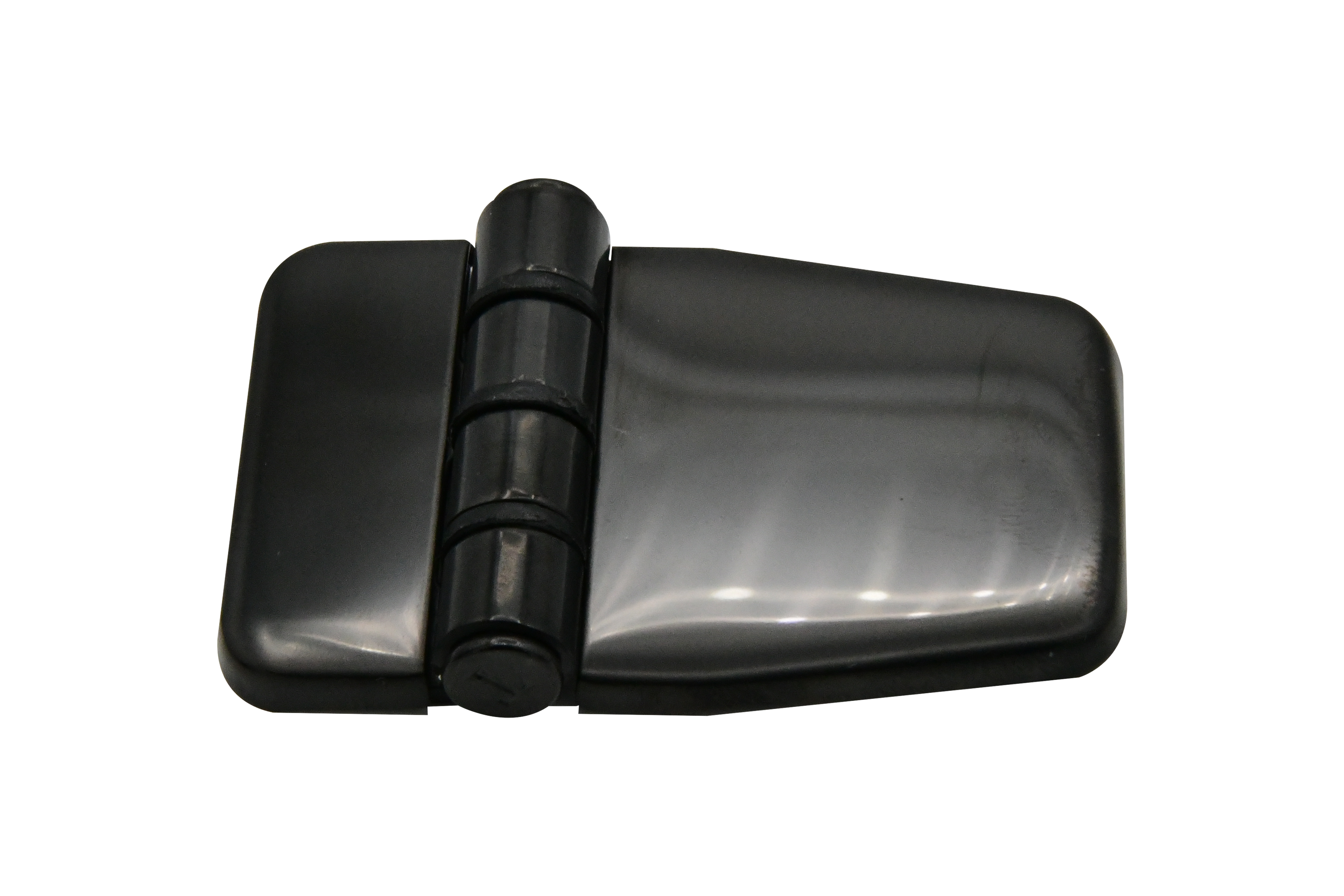 Vinland Marine PVD SS Short-side Marine Friction Hinge w/Cover Top View (S9381ACQB)