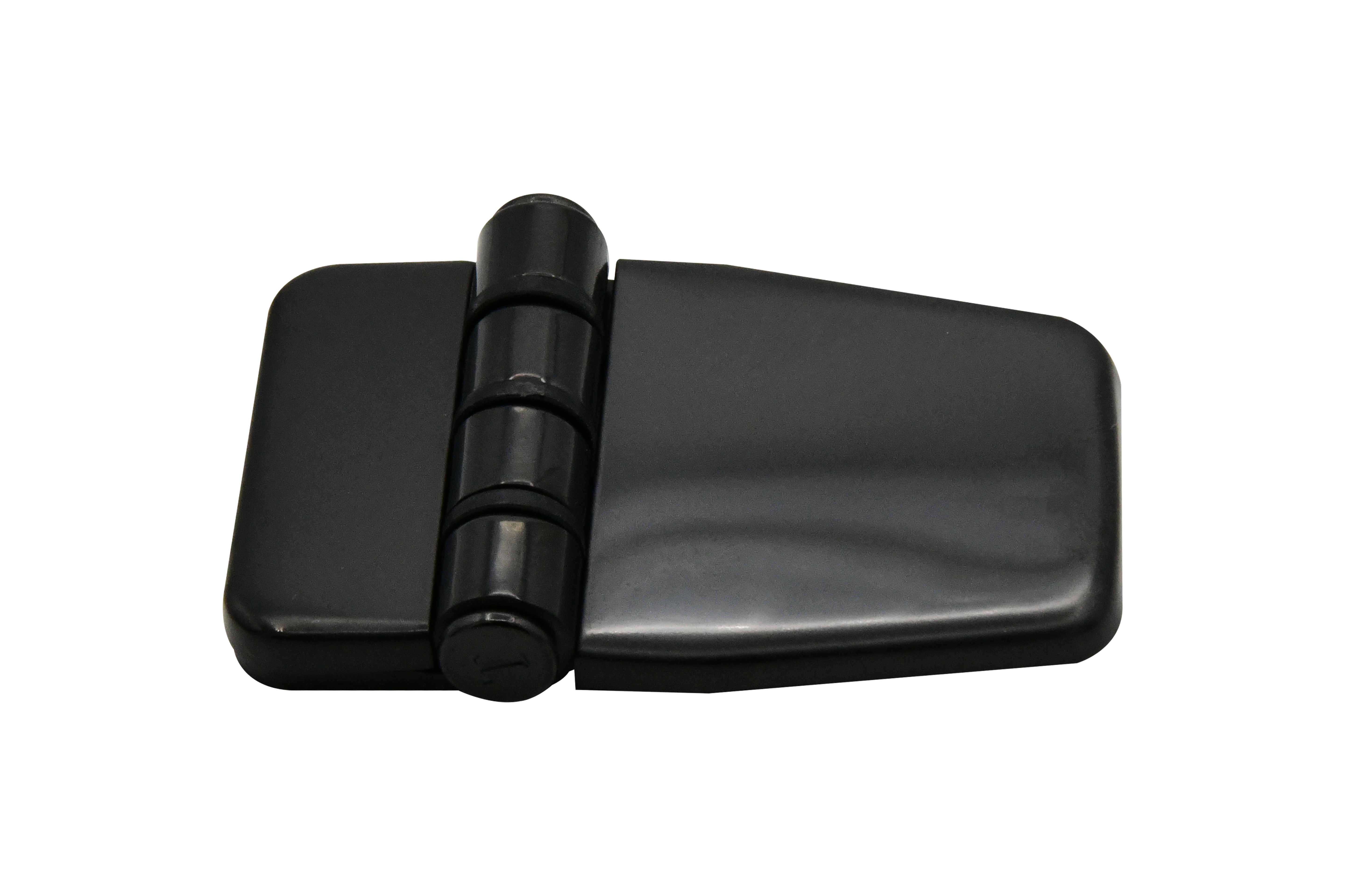 Vinland Marine PVD SS Short-side Marine Friction Hinge w/Cover Top View (S9385ACQB)