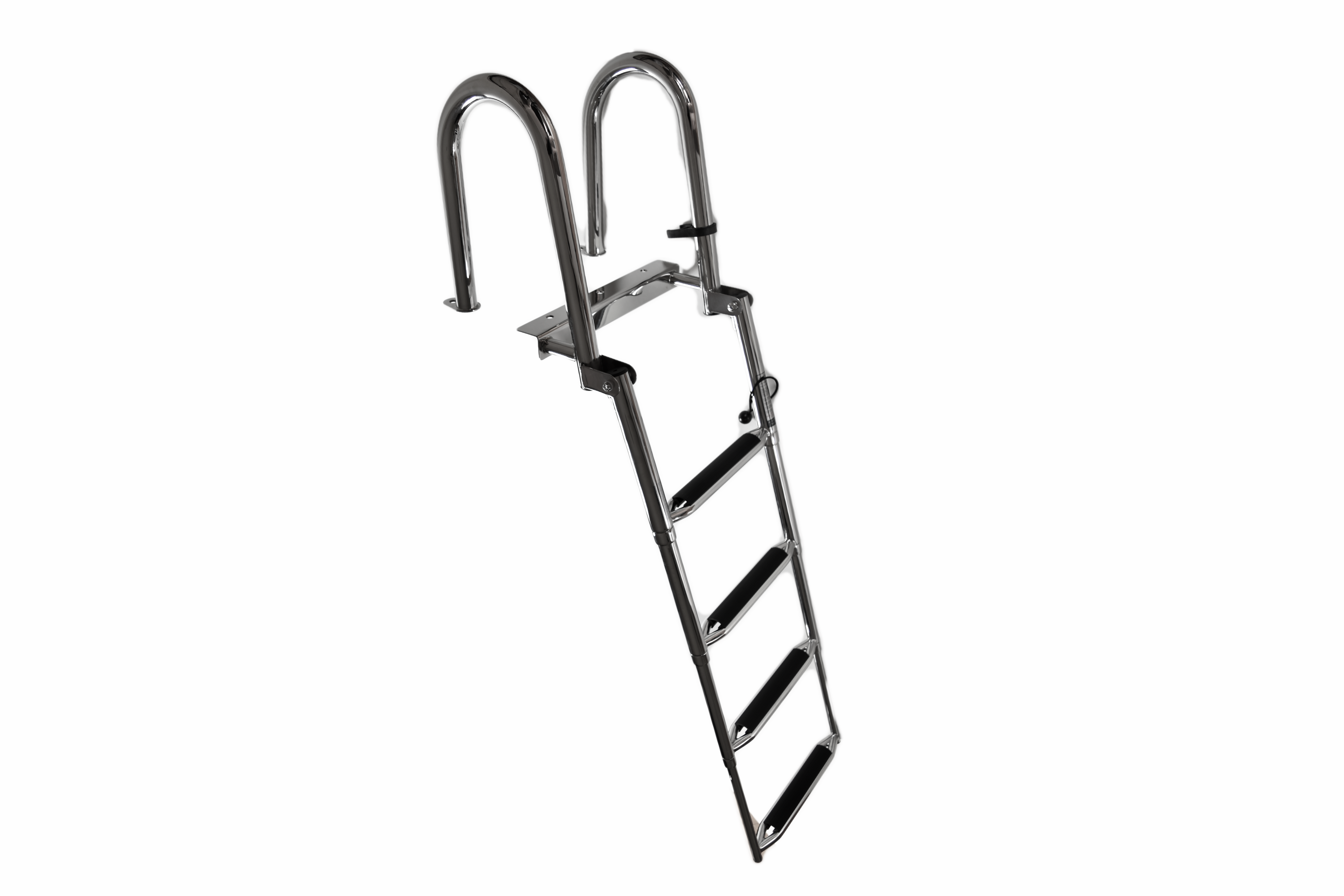 Vinland Marine Pontoon Ladder with Grab Rail 304 Stainless Steel