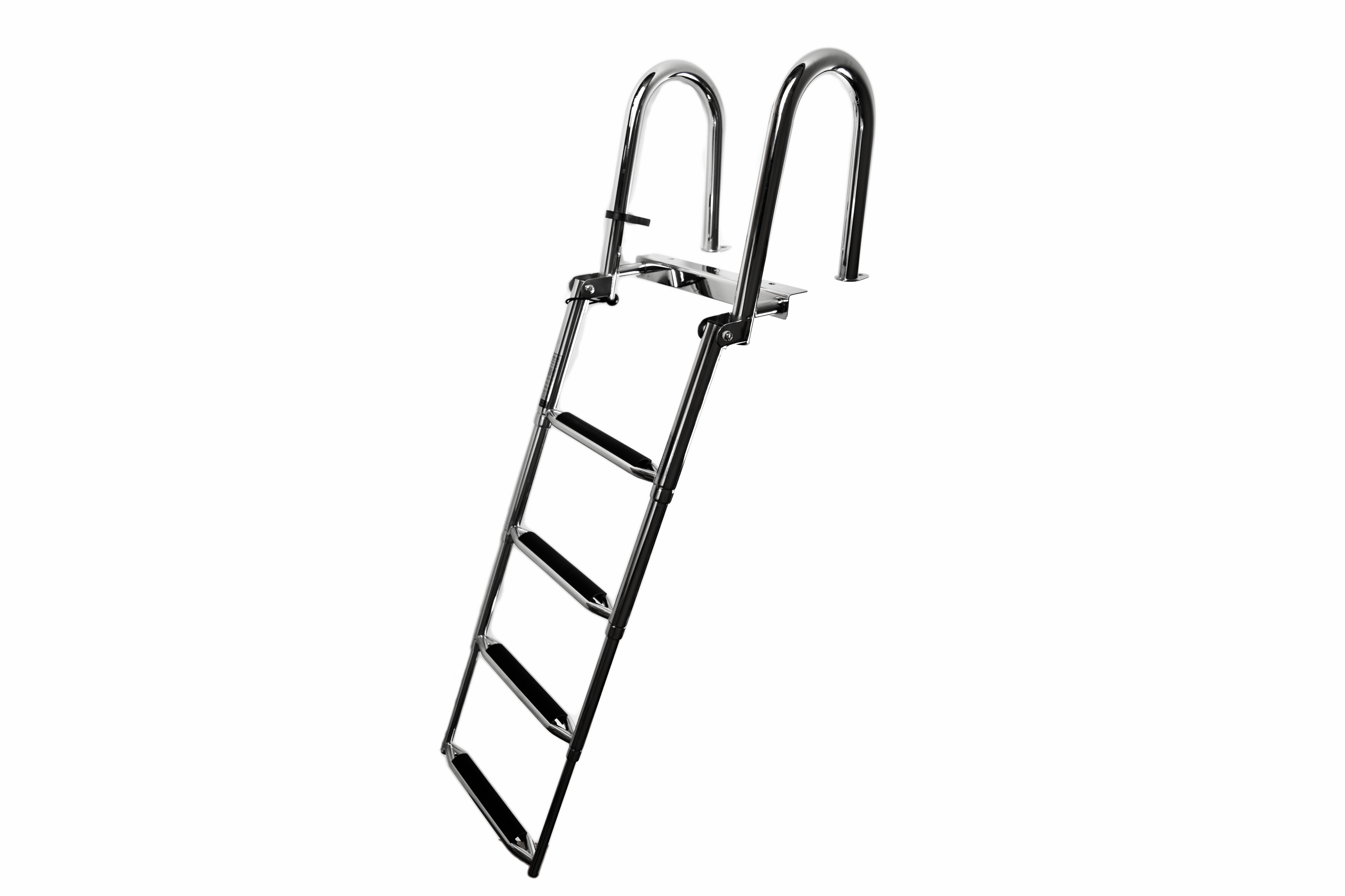 Vinland Marine Pontoon Ladder with Grab Rail Over Platform 304 Stainless Steel