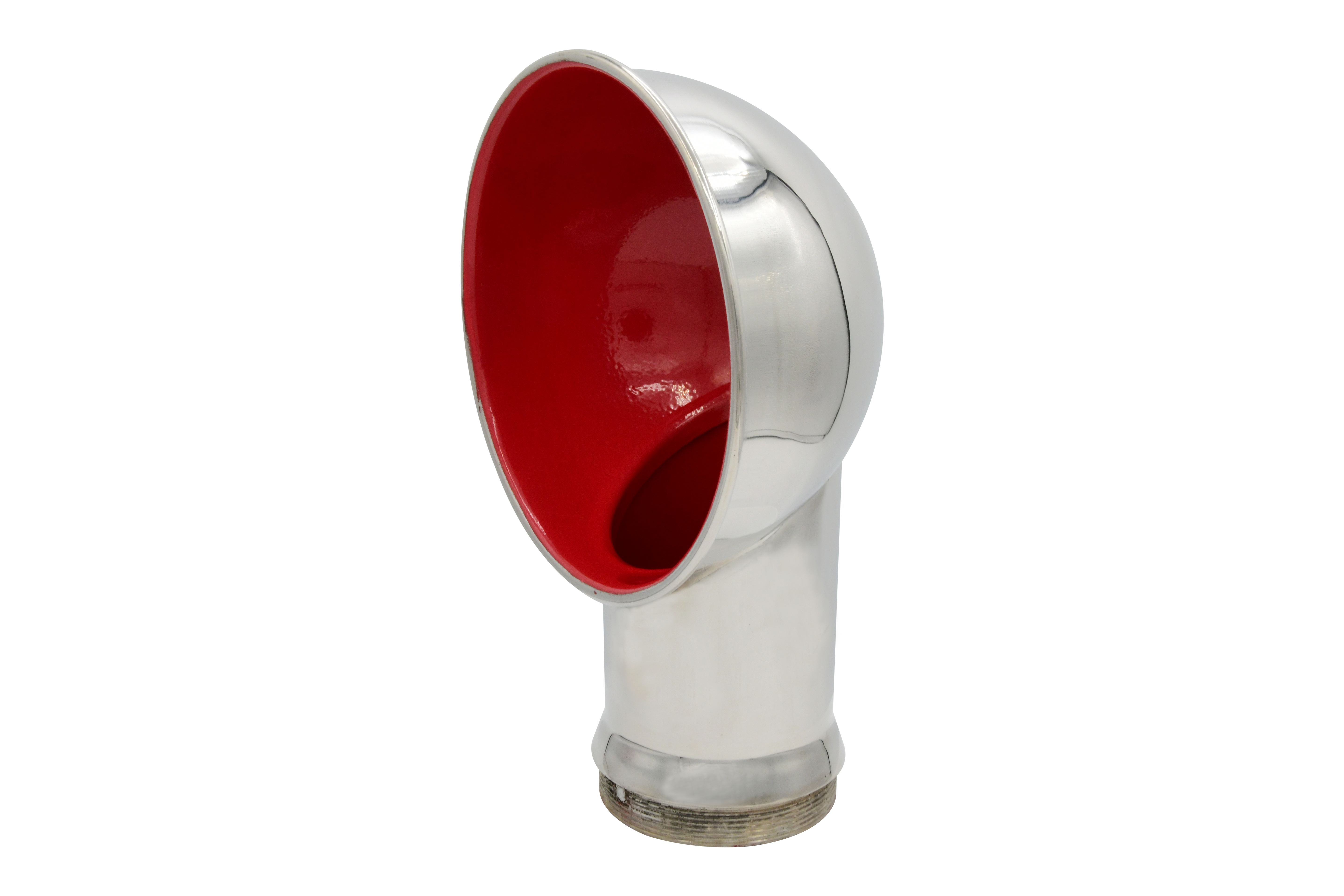 Vinland Marine Red Interior Round Cowl Vent for Ø3" Deck Plate Side View 2 (S4967R)