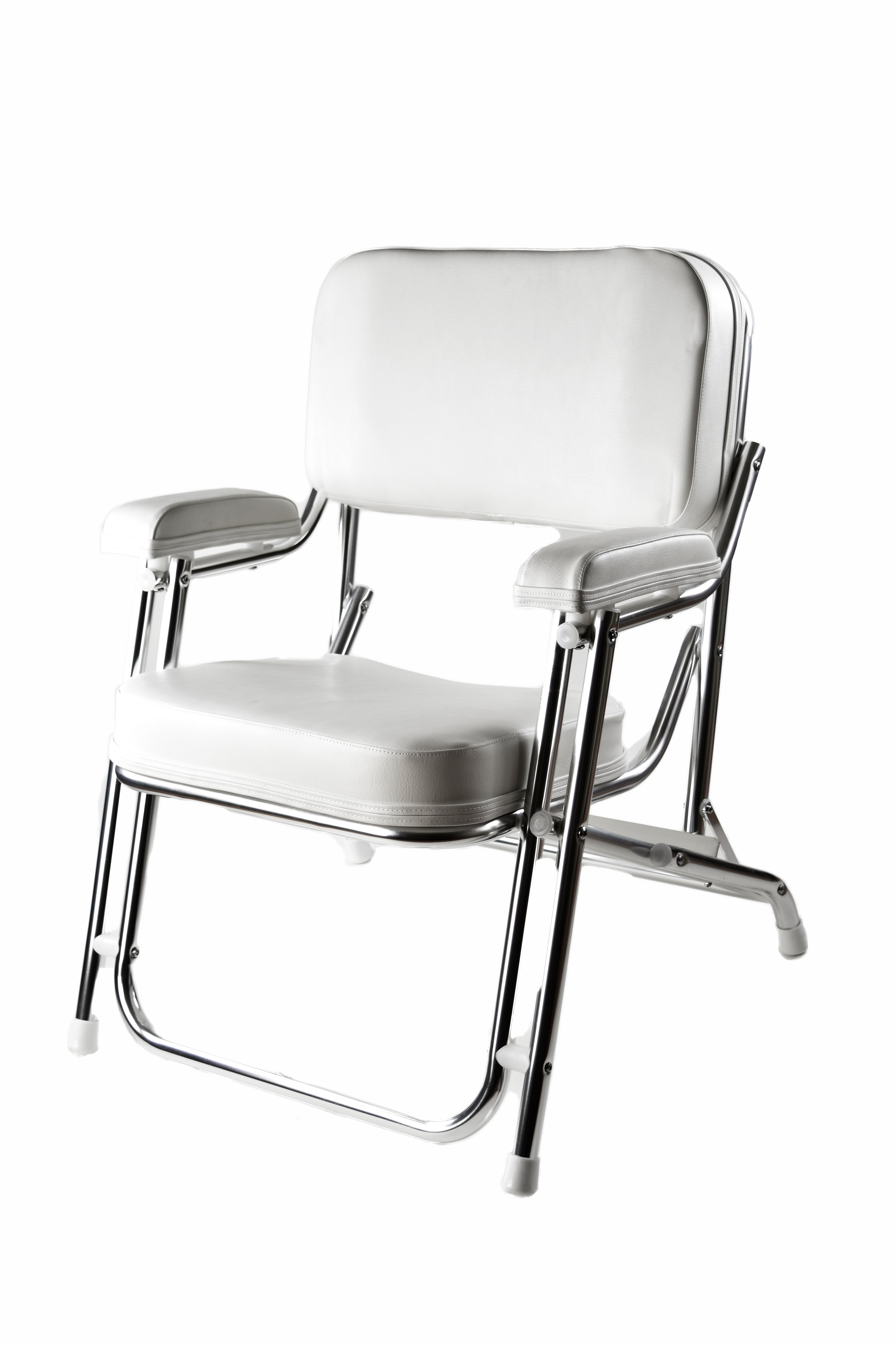 Vinland Marine Stainless Steel Folding Deck Chair side