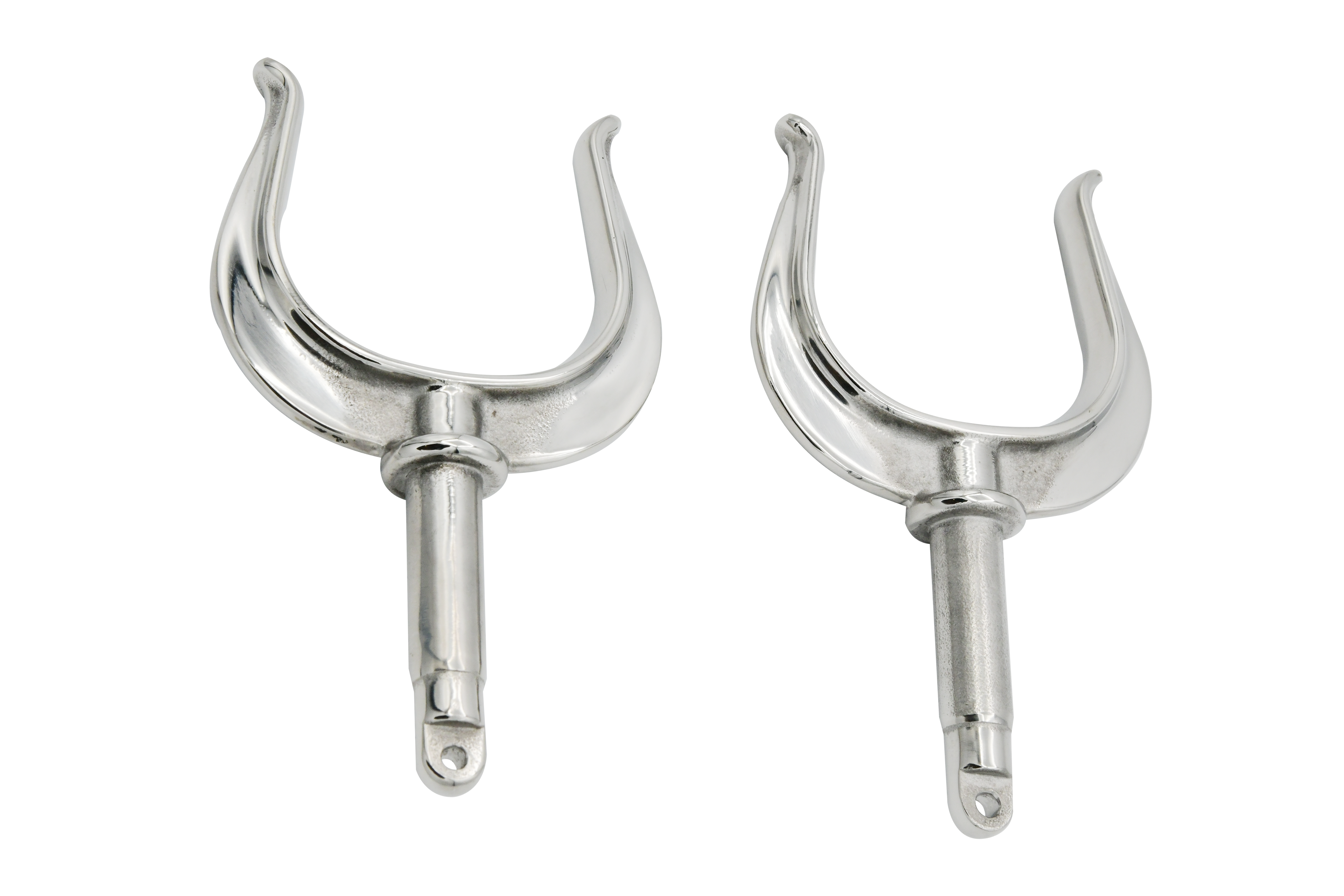 Vinland Marine Vintage Horn Rowboats Oar Lock Front View 2 (S4435A)