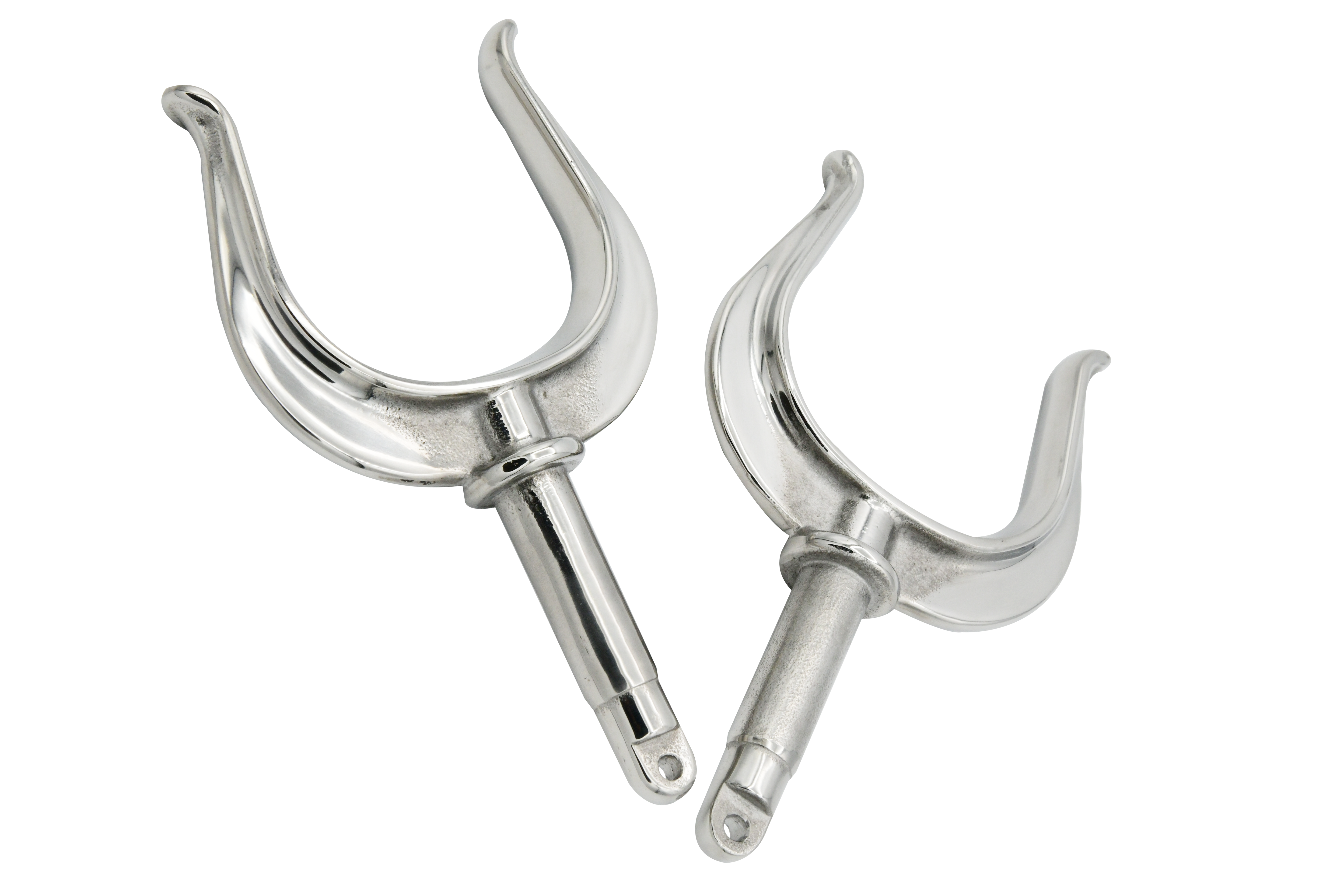 Vinland Marine Vintage Horn Rowboats Oar Lock Front View 3 (S4435A)